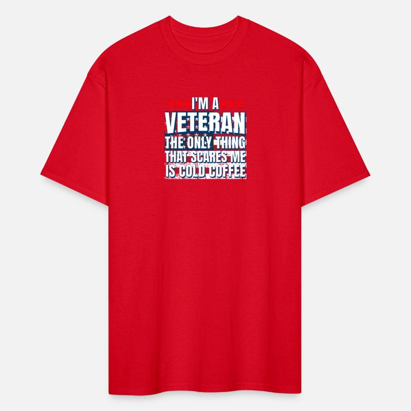 Veteran Nothing Scares Me Funny 4th July Coffee