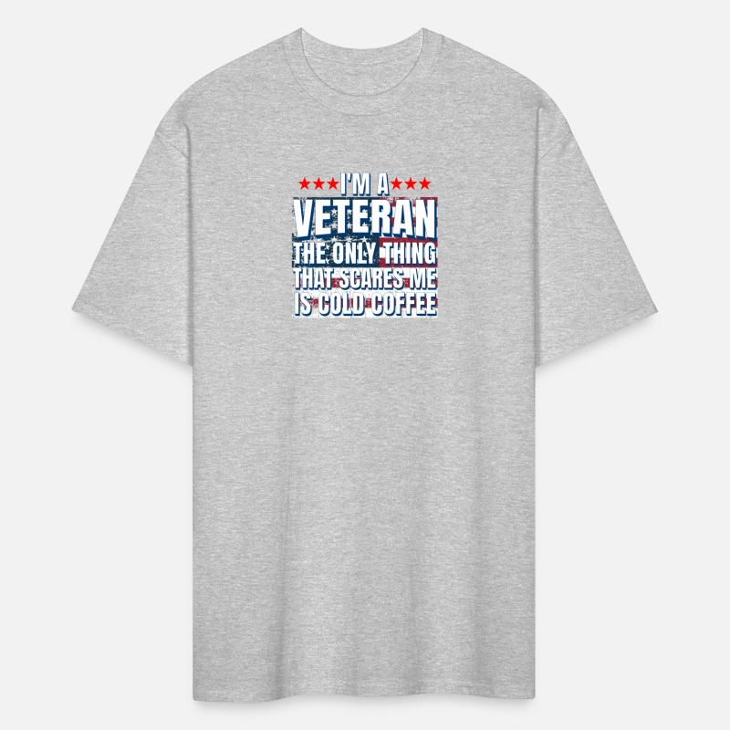 Veteran Nothing Scares Me Funny 4th July Coffee