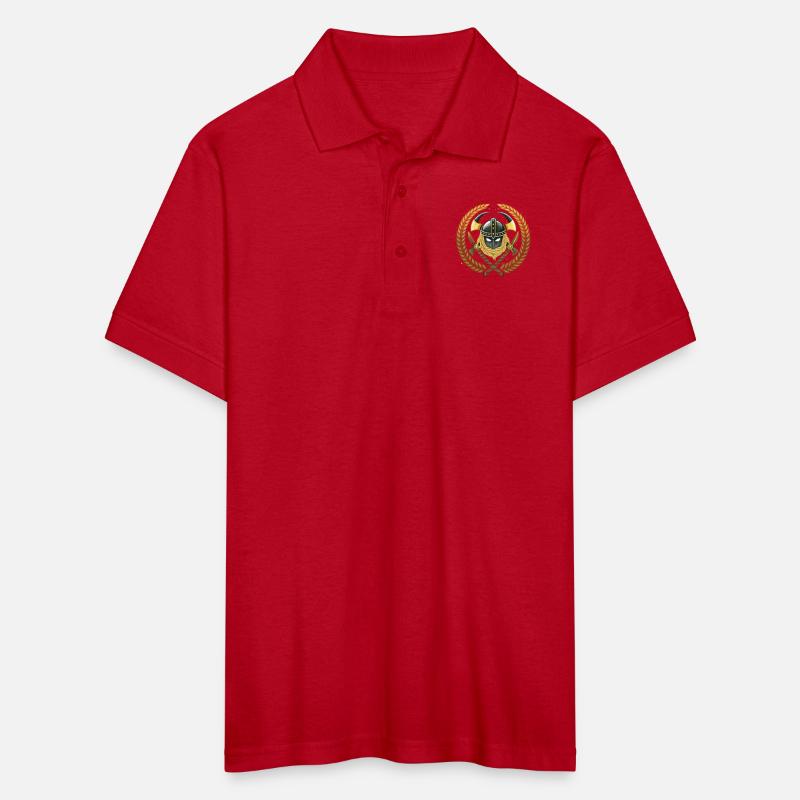 "Viking helmet, crossed Viking axes."