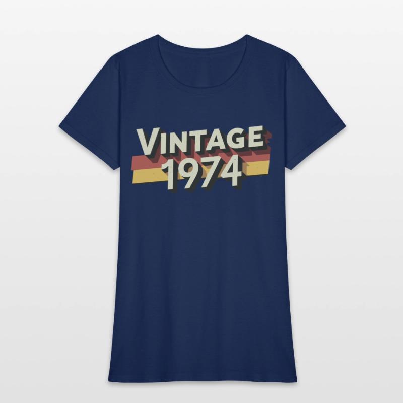 Vintage 1974 50th Birthday T-Shirt - Perfect Gift