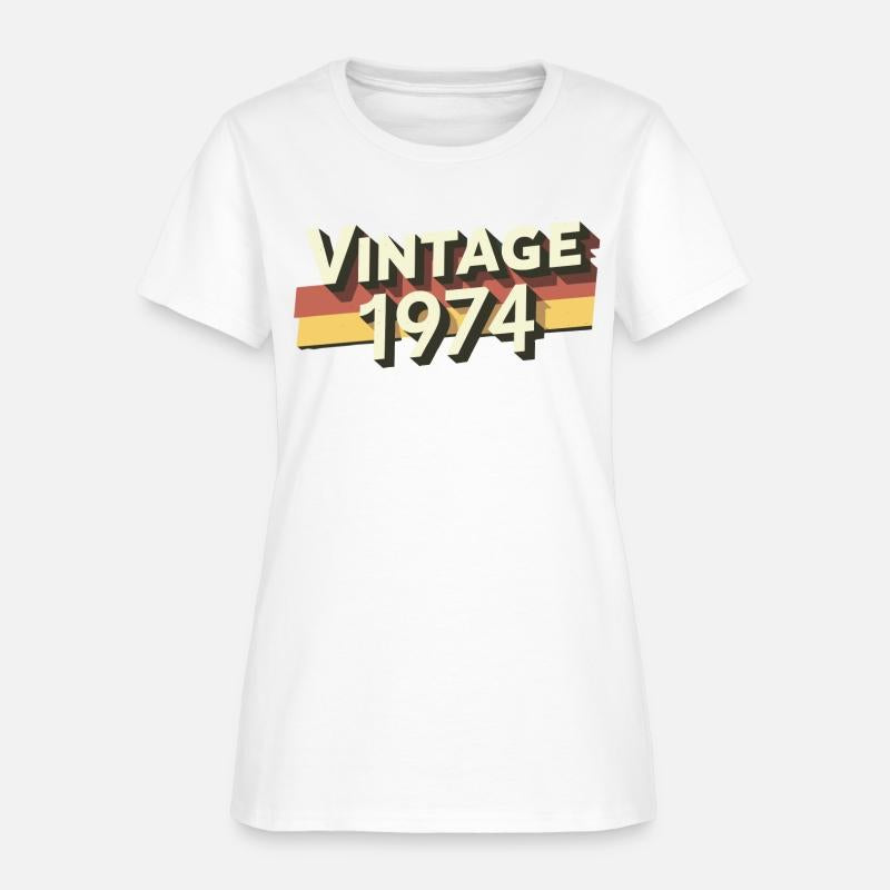 Vintage 1974 50th Birthday T-Shirt - Perfect Gift