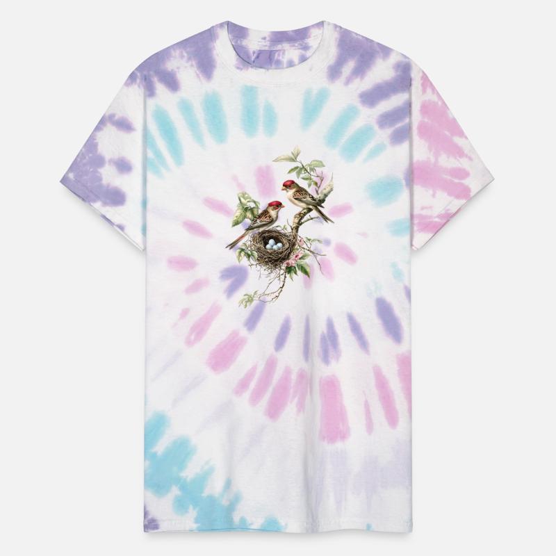 Vintage Bird Nest Illustration