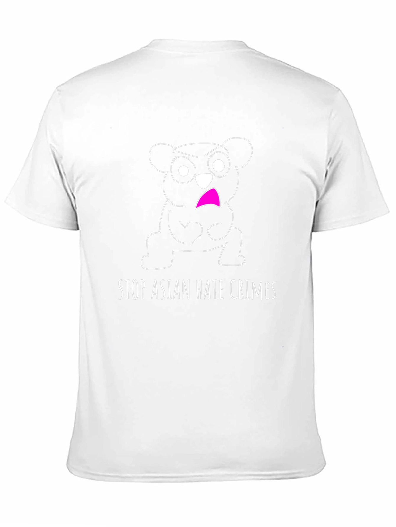 Stop Asian Hate Crimes T-Shirt - Panda Design