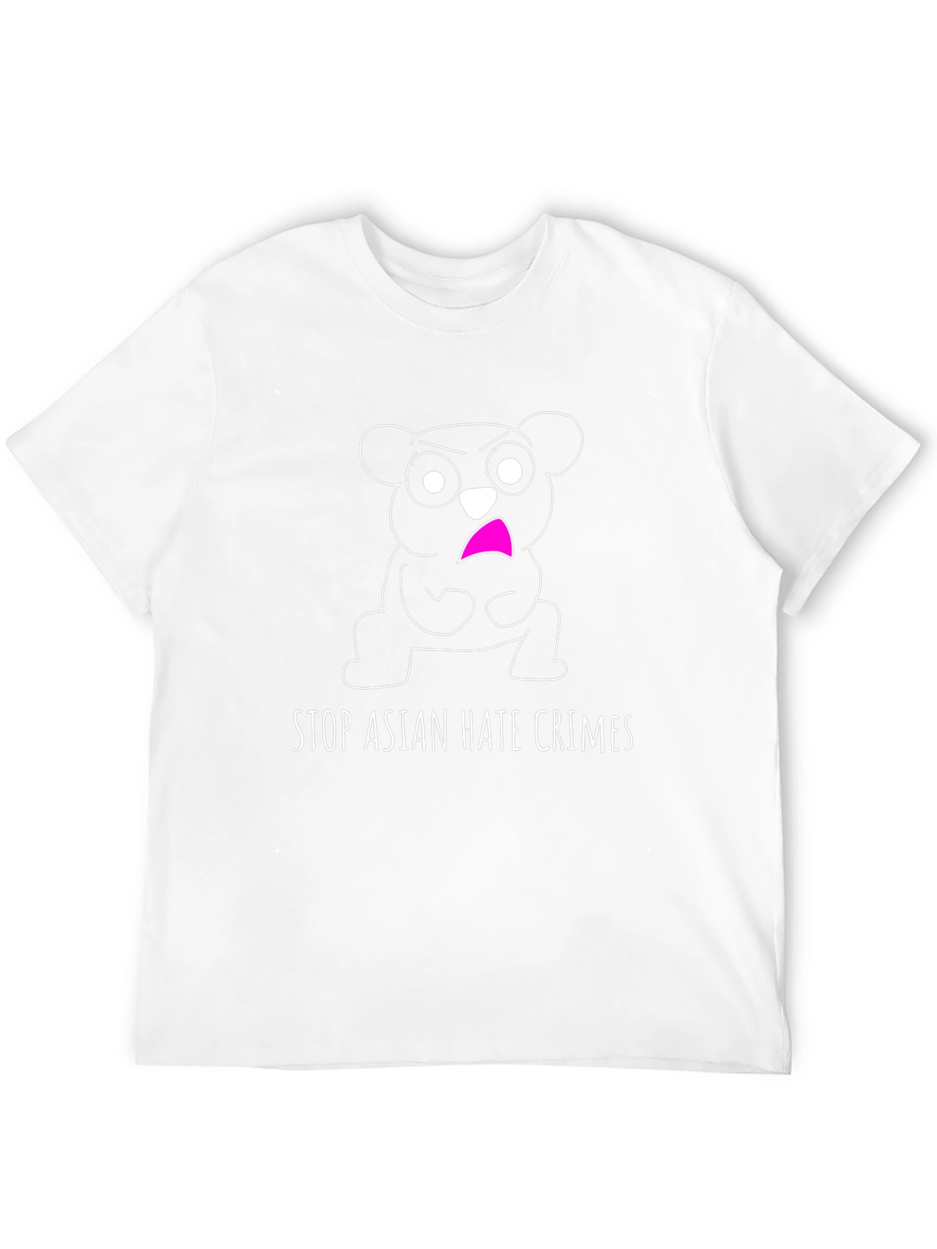 Stop Asian Hate Crimes T-Shirt - Panda Design