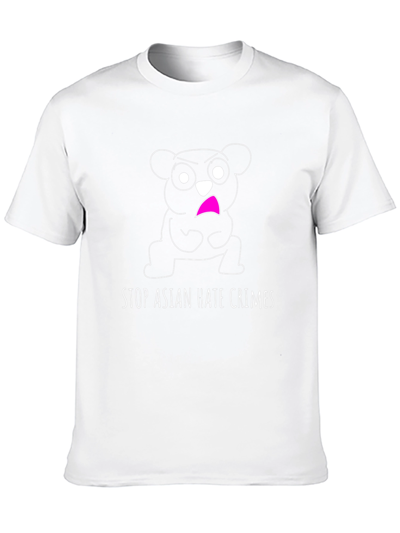 Stop Asian Hate Crimes T-Shirt - Panda Design