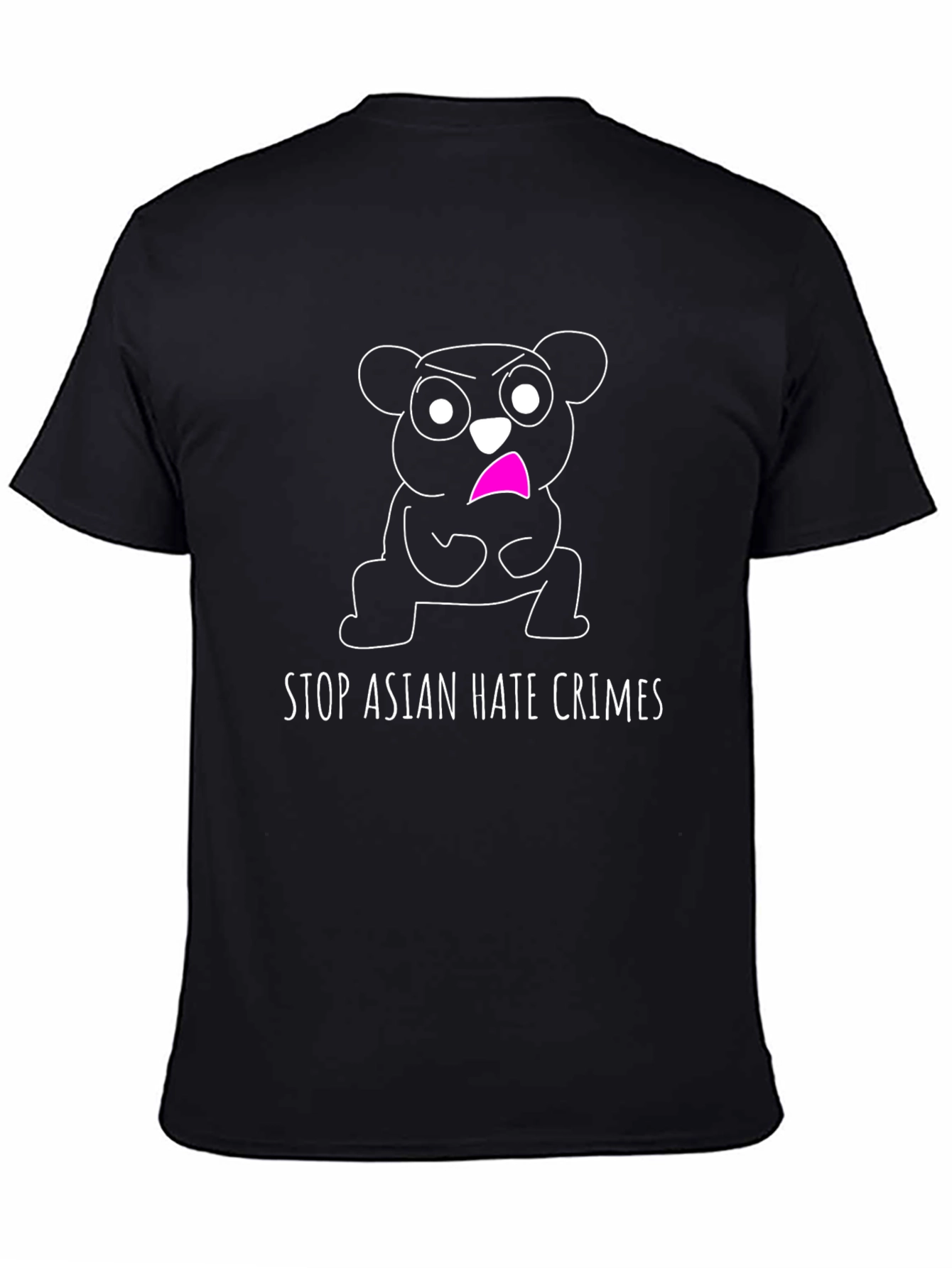 Stop Asian Hate Crimes T-Shirt - Panda Design