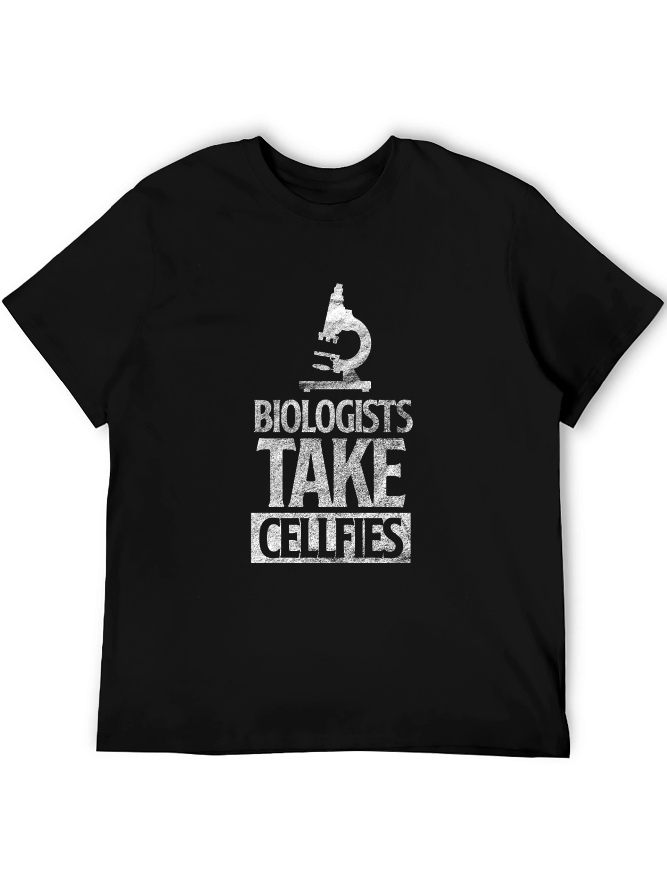 Biologists Take Cellfies Black T-Shirt