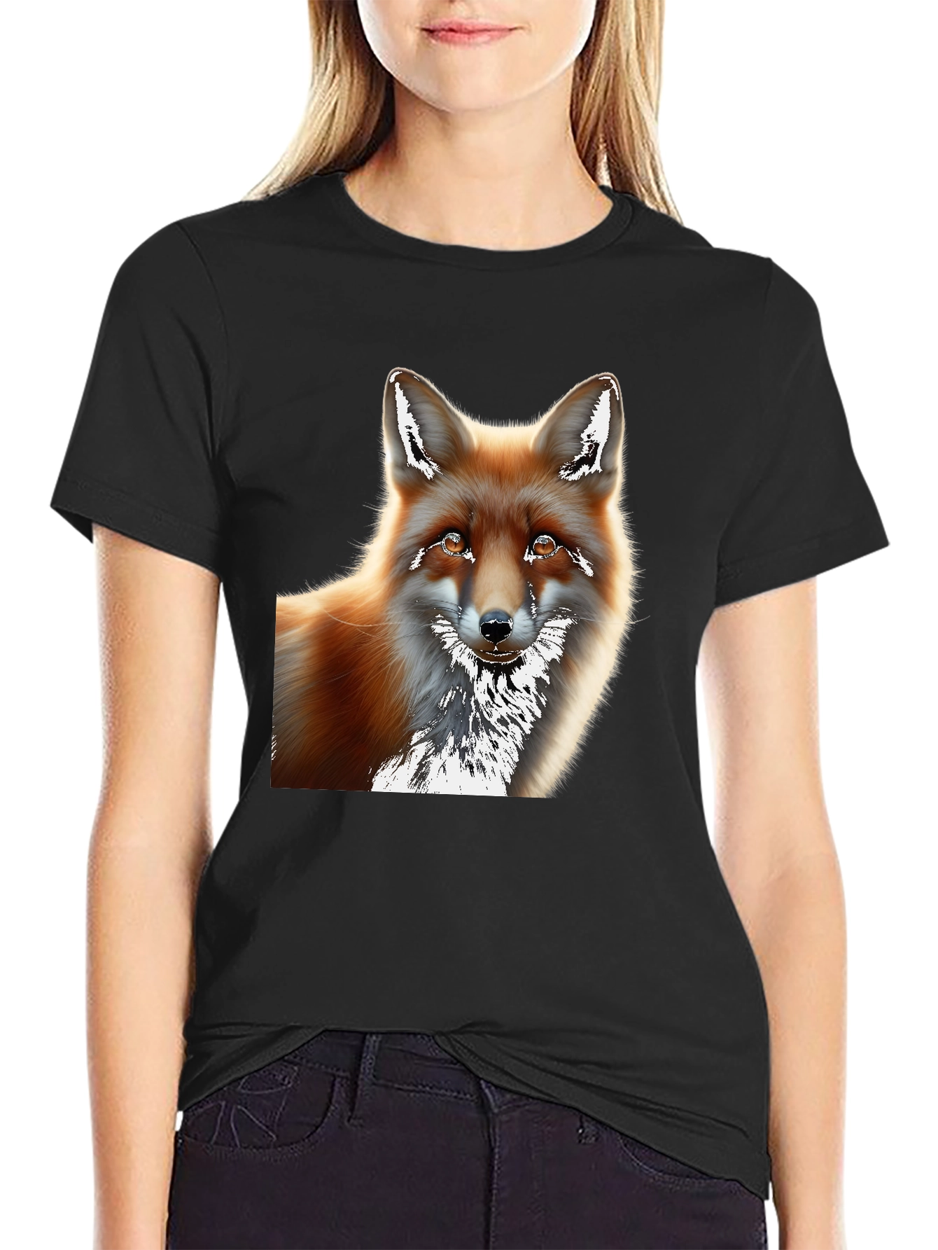 Fox Graphic Black T-Shirt