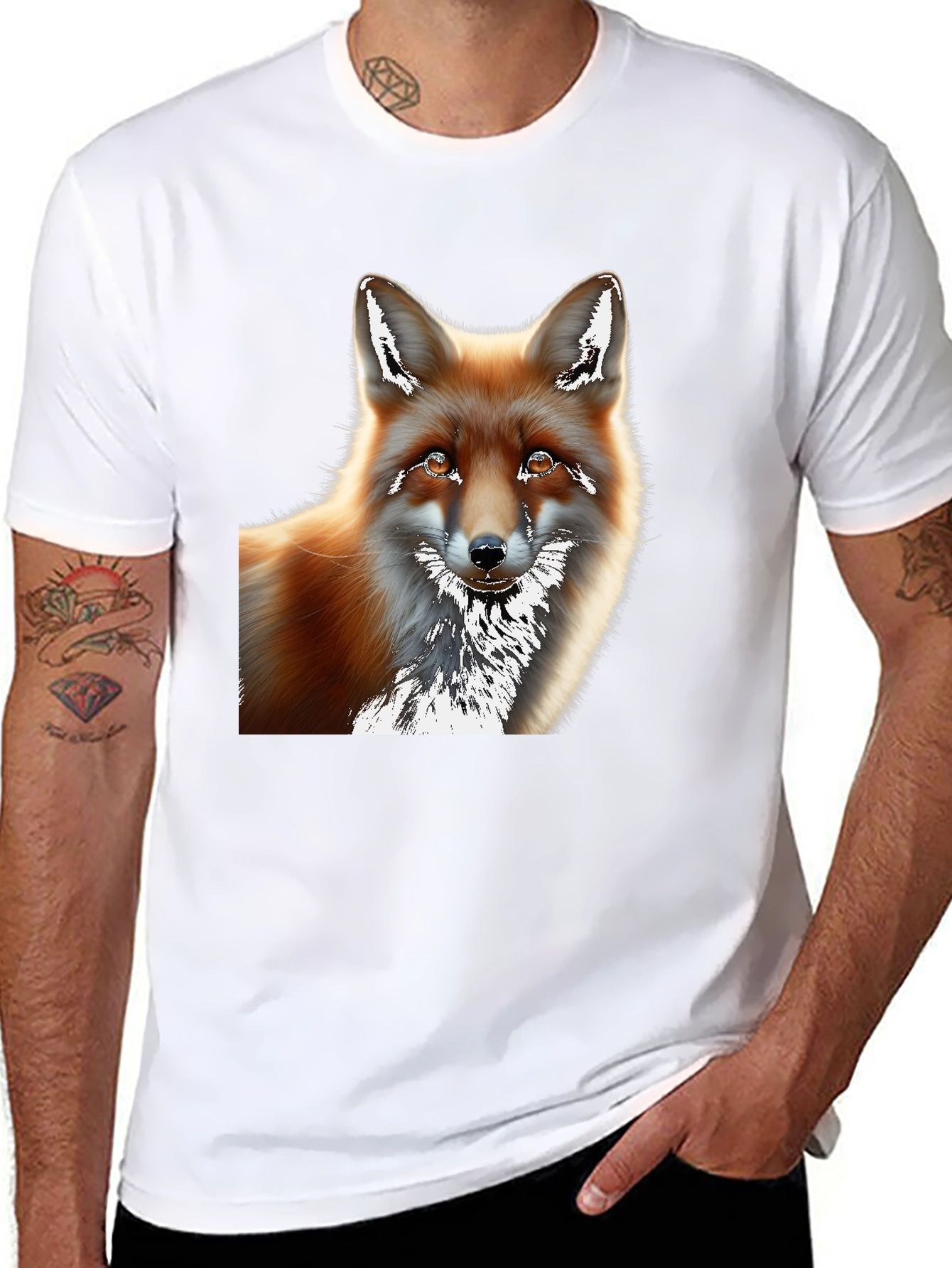 Fox Graphic Black T-Shirt