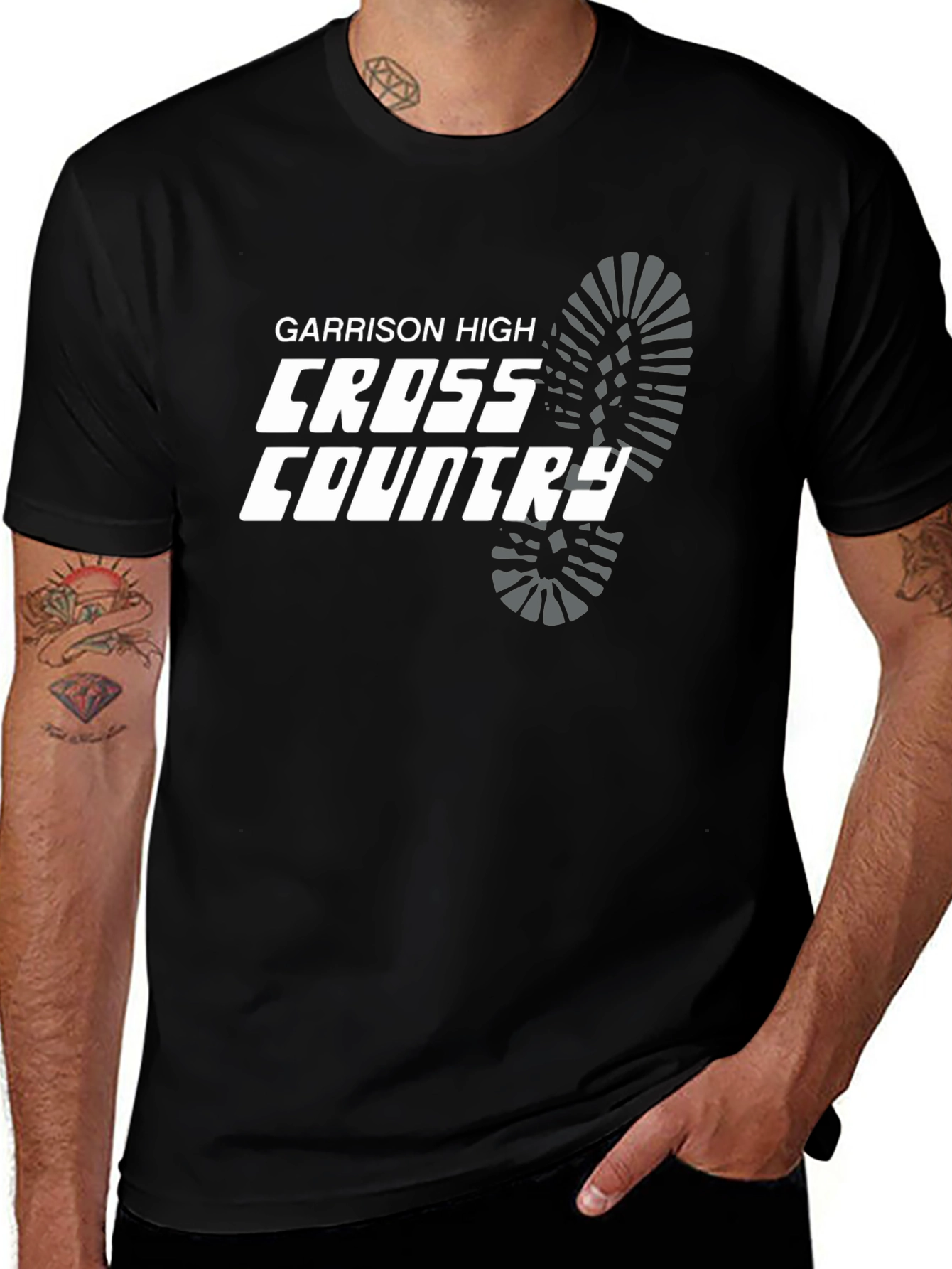 Garrison High Cross Country Black T-Shirt