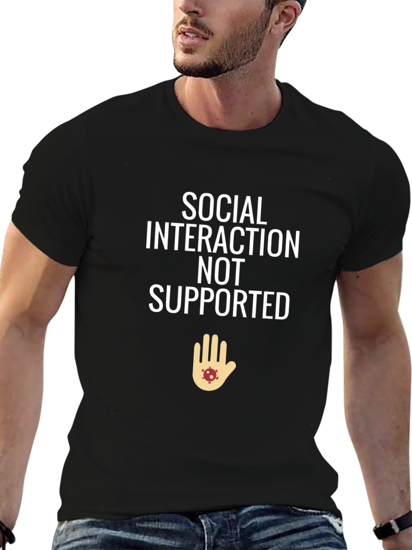 Social Interaction Not Supported T-Shirt
