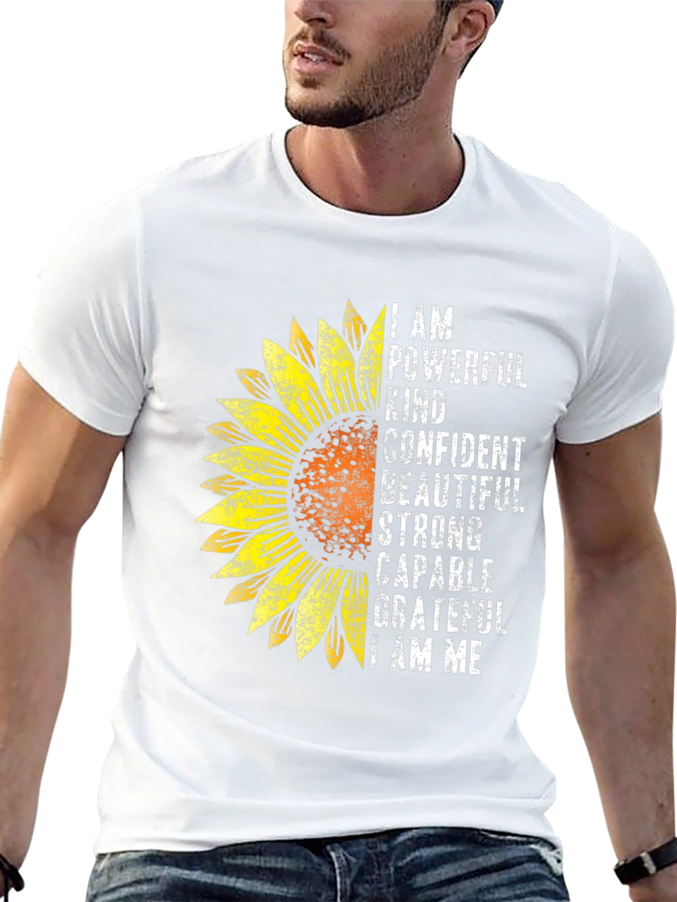 I AM Sunflower Graphic T-Shirt