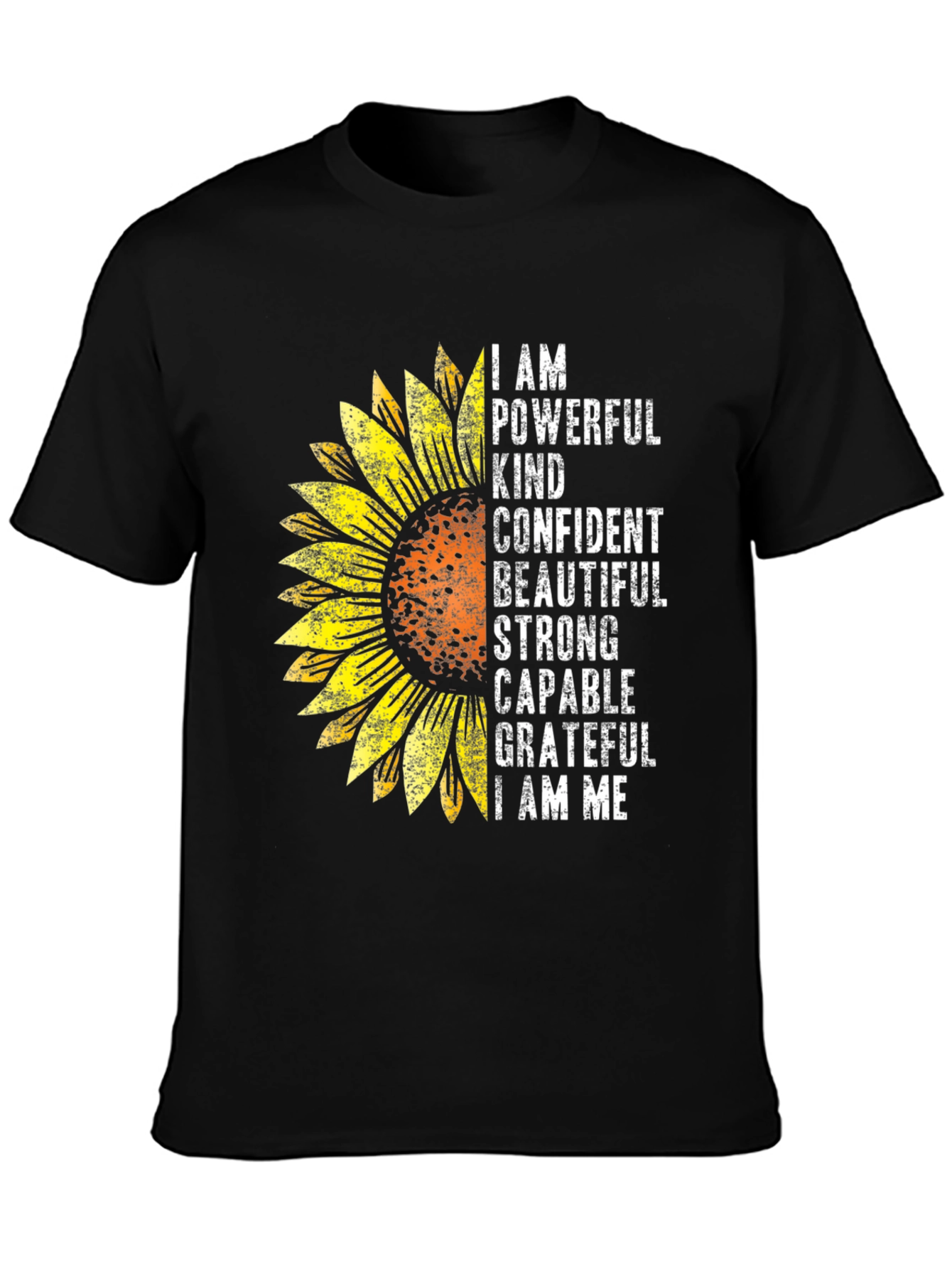 I AM Sunflower Graphic T-Shirt