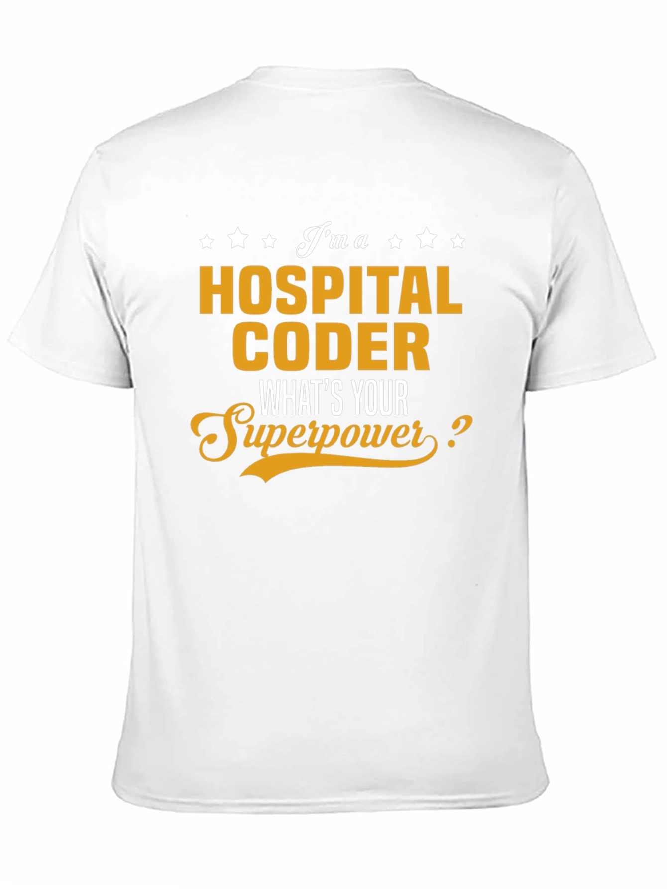 Hospital Coder Superpower T-Shirt - Black