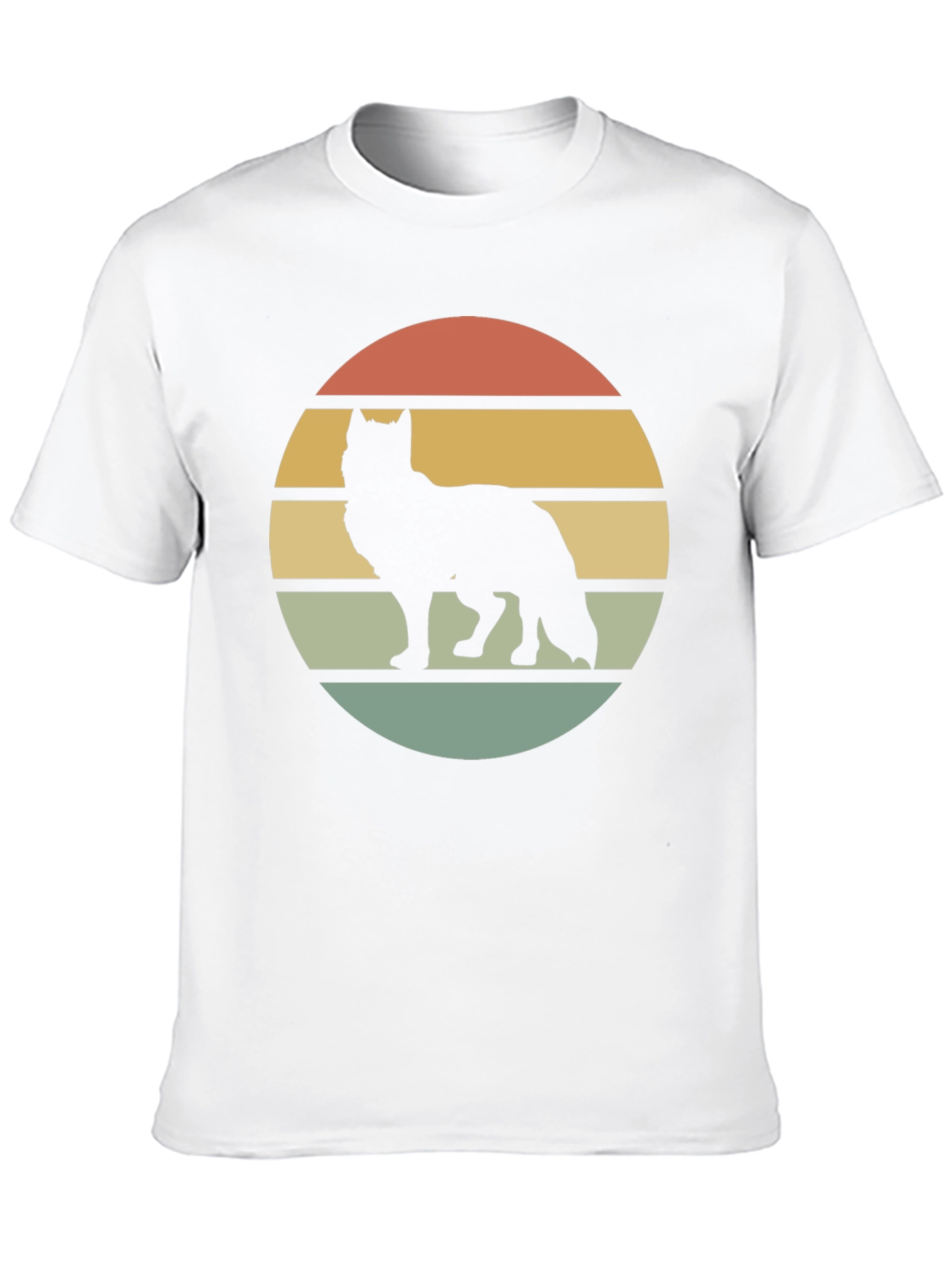 Wolf Silhouette Sunset Tee