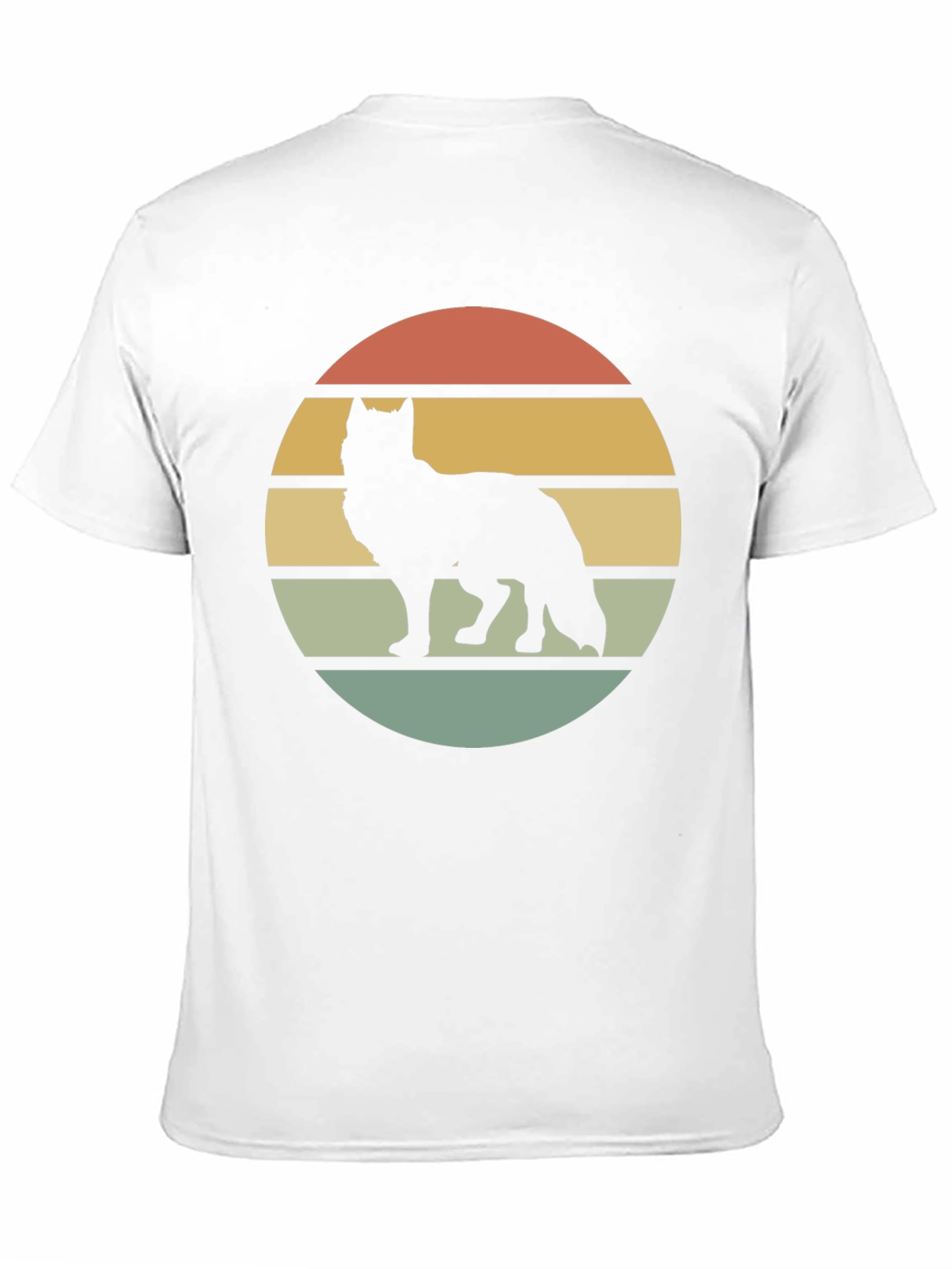 Wolf Silhouette Sunset Tee