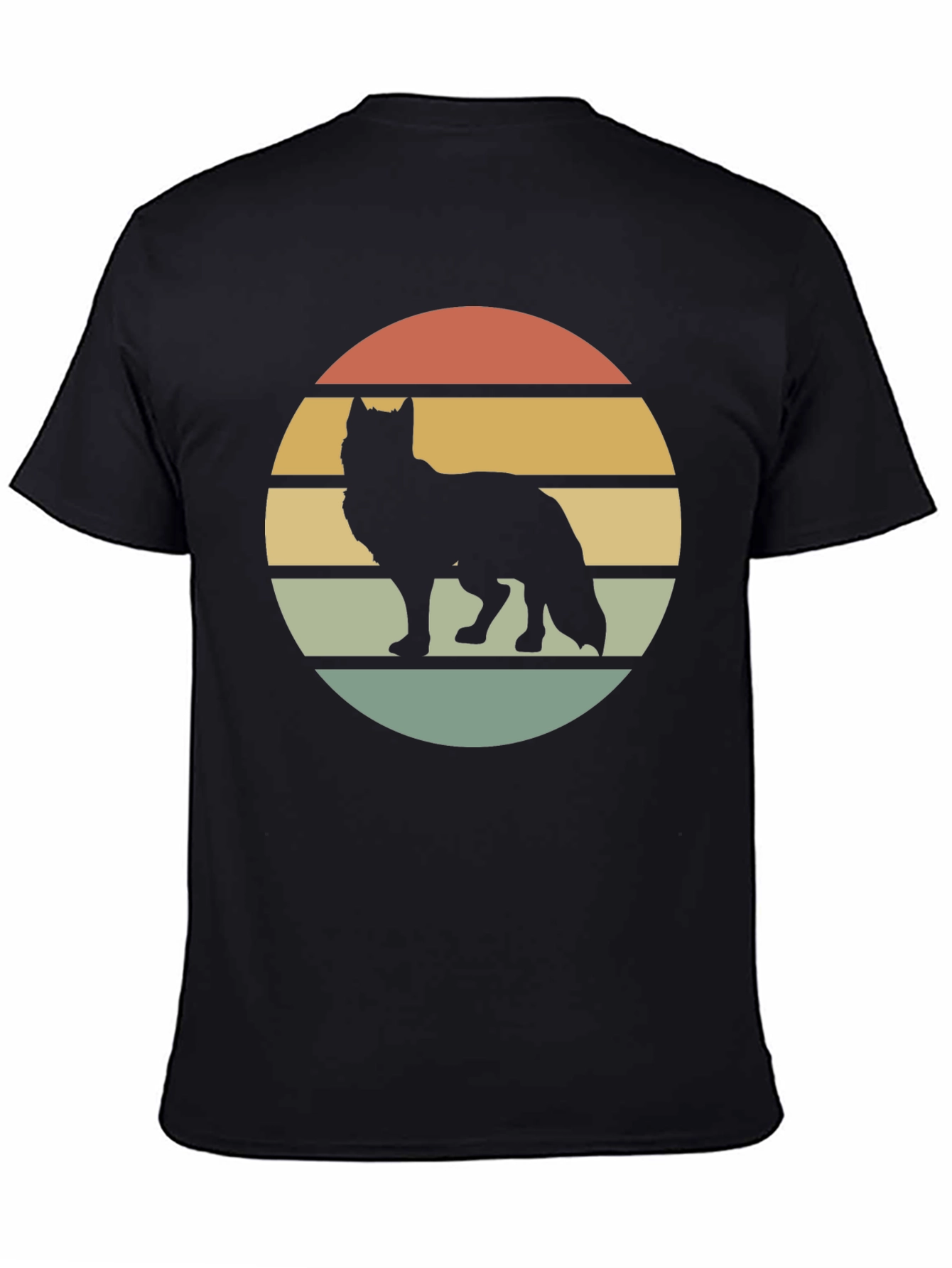 Wolf Silhouette Sunset Tee