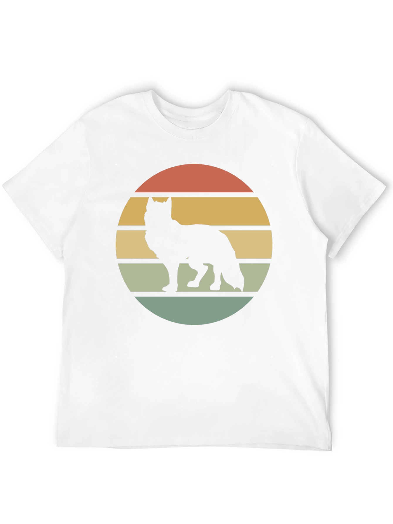 Wolf Silhouette Sunset Tee