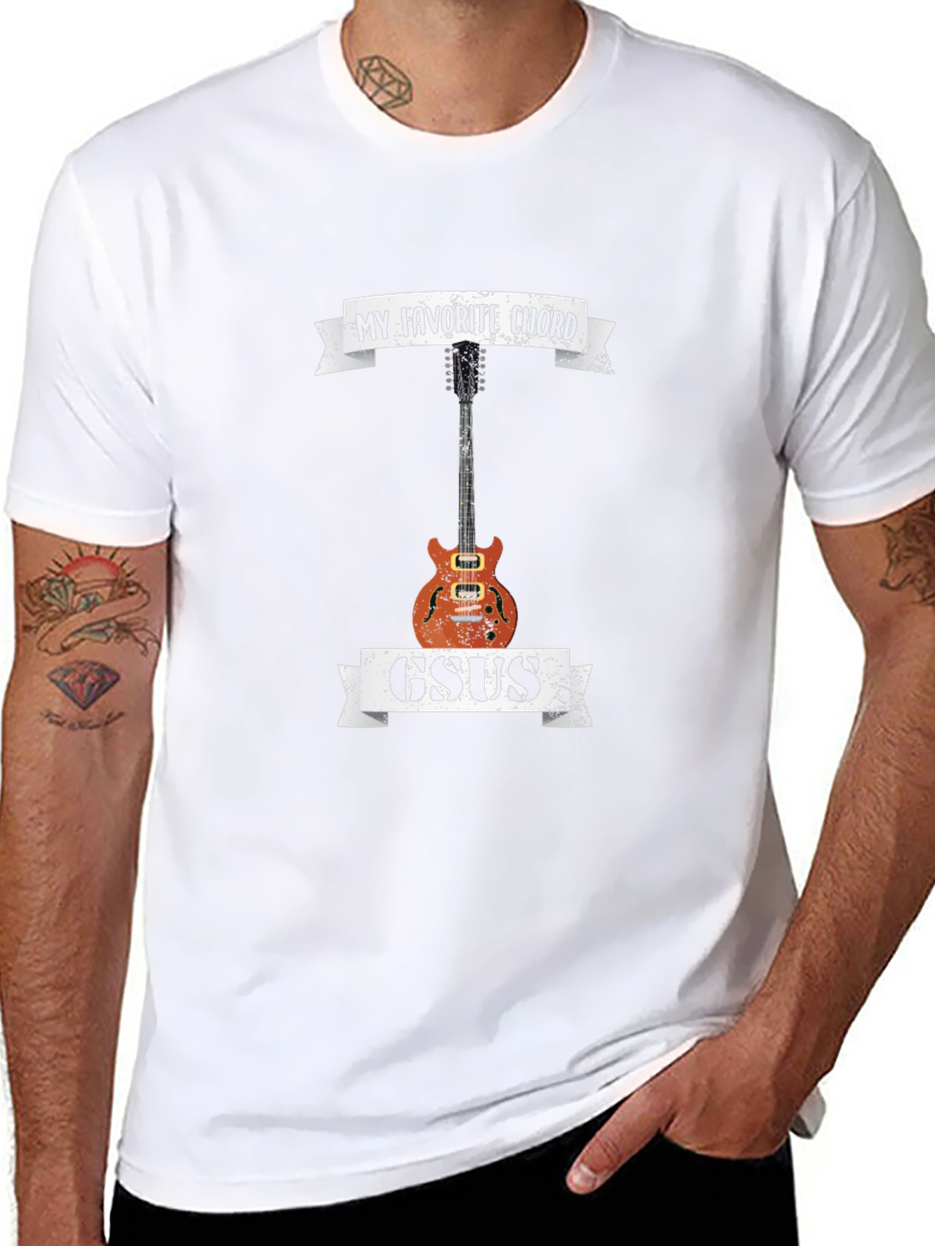 Guitar Chord T-Shirt - Music Lover Tee