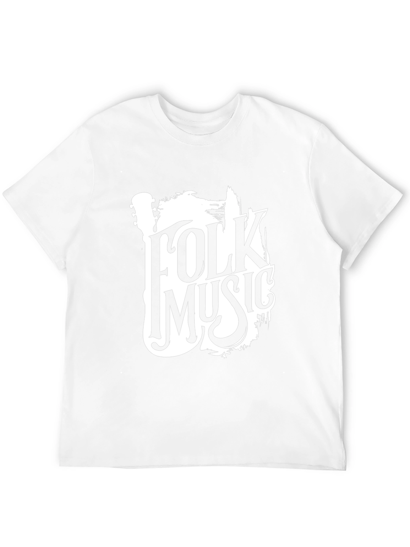 Folk Music Black Graphic Tee