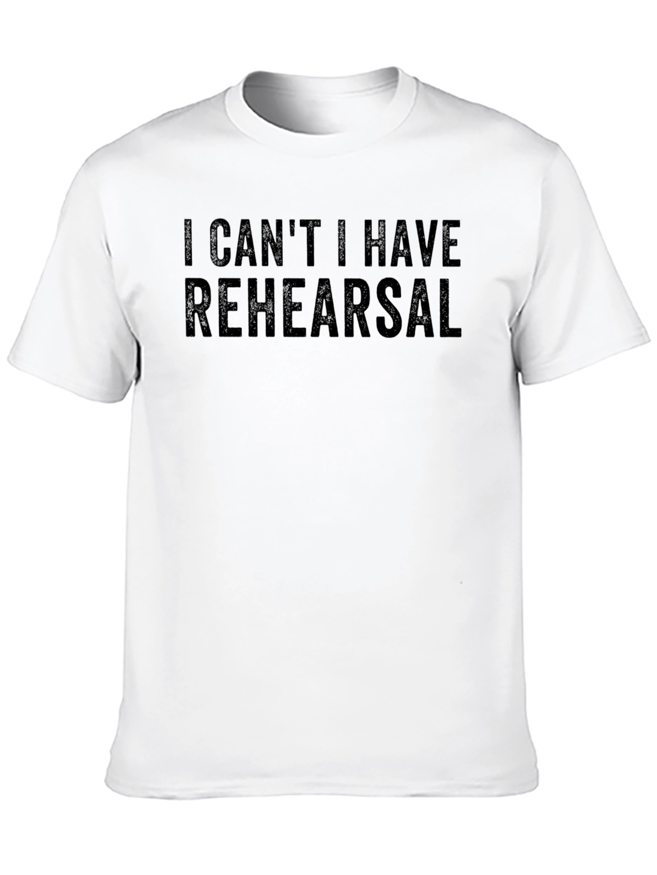 Rehearsal Graphic T-Shirt - Soft Cotton Crew Neck