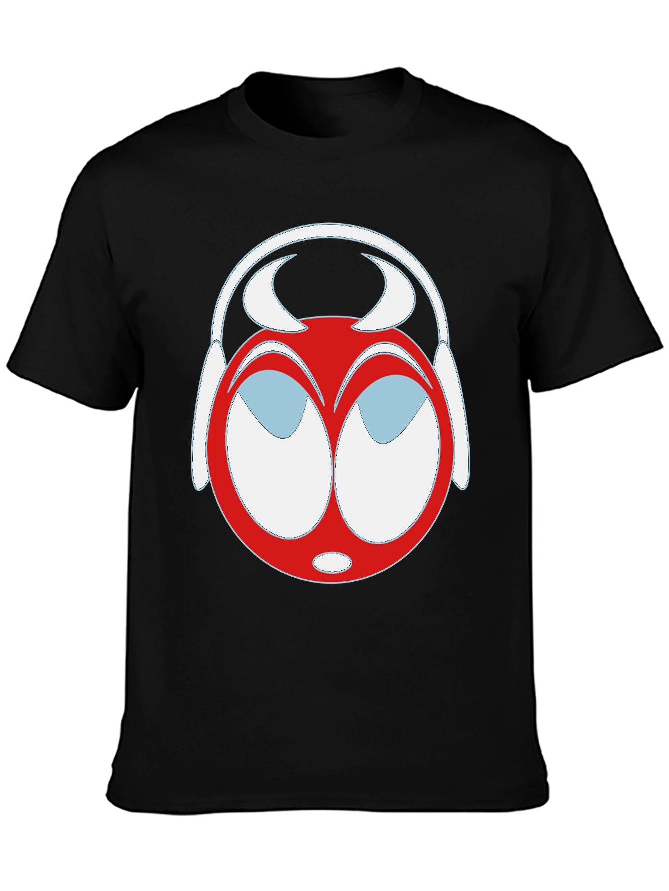 Cartoon Headphone T-Shirt - Unique Graphic Tee