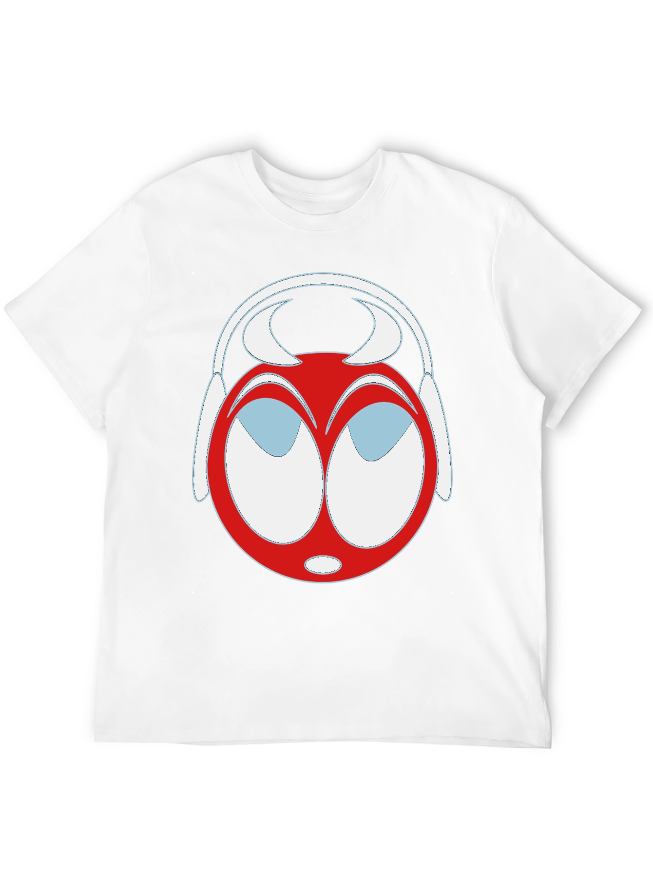 Cartoon Headphone T-Shirt - Unique Graphic Tee