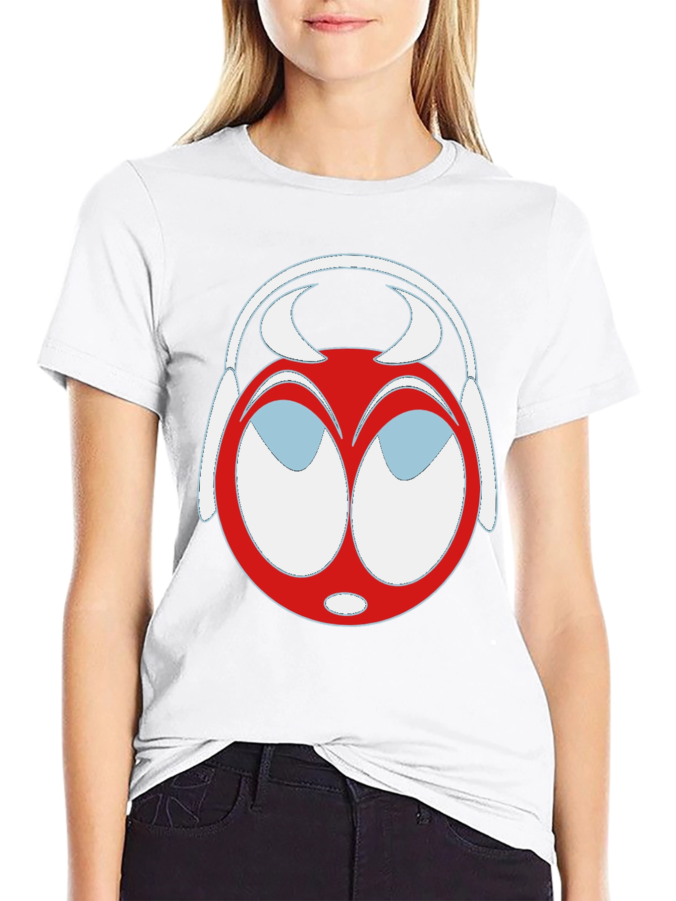 Cartoon Headphone T-Shirt - Unique Graphic Tee