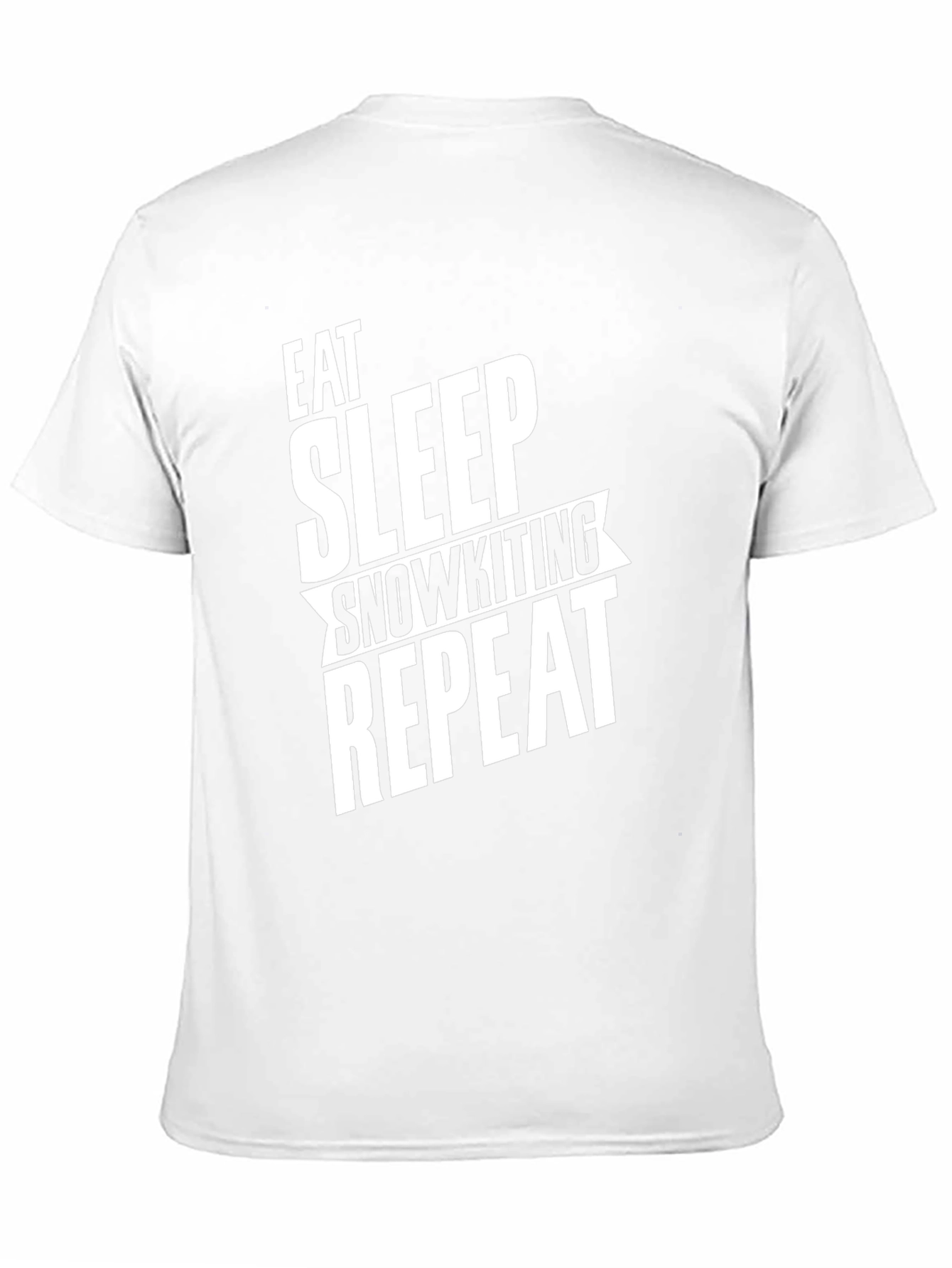 Eat Sleep Snowkiting Repeat T-Shirt Black