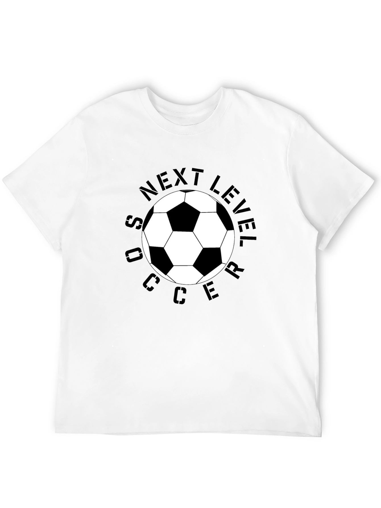 Next Level Soccer T-Shirt - Classic Black Tee