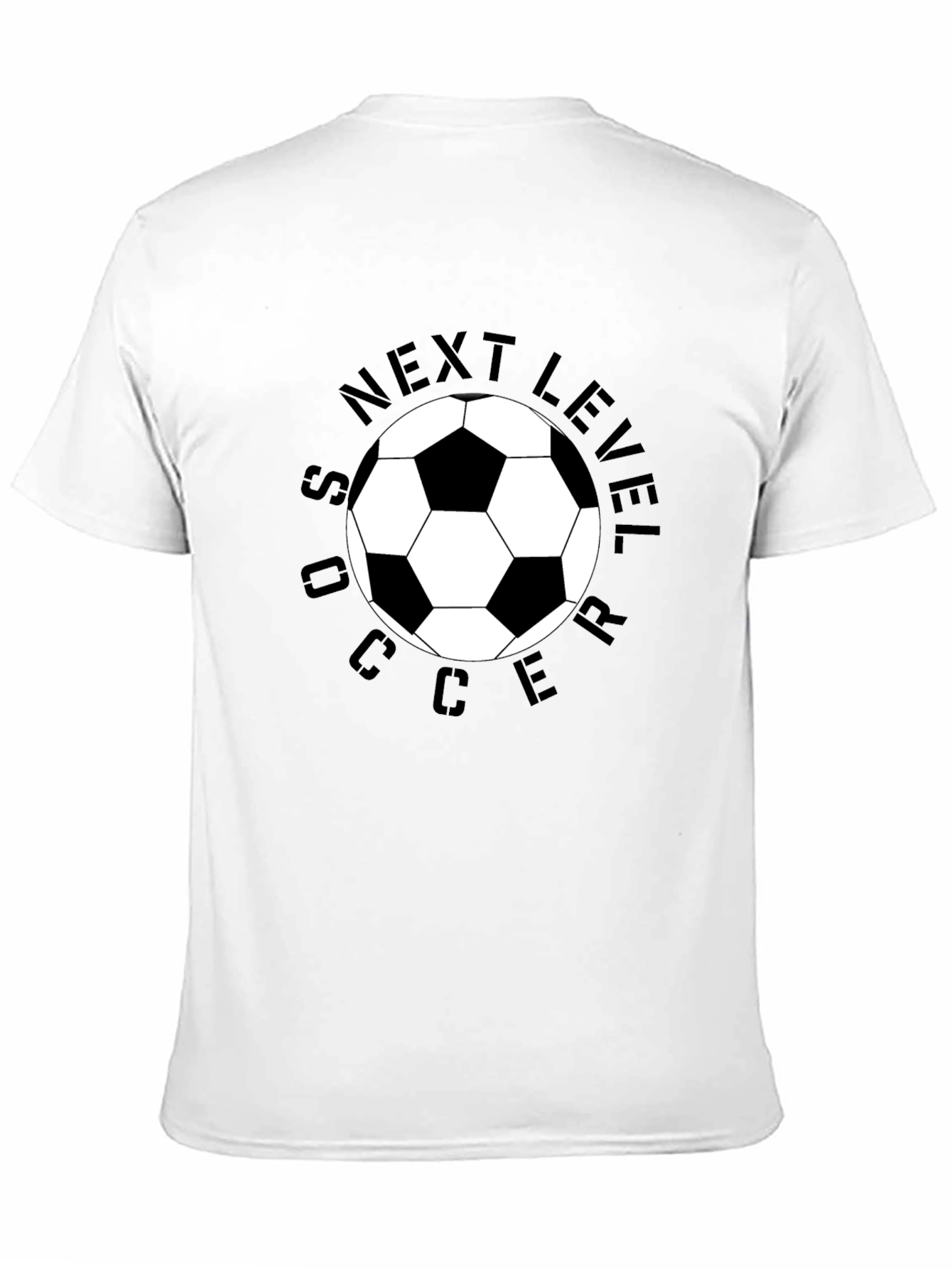 Next Level Soccer T-Shirt - Classic Black Tee
