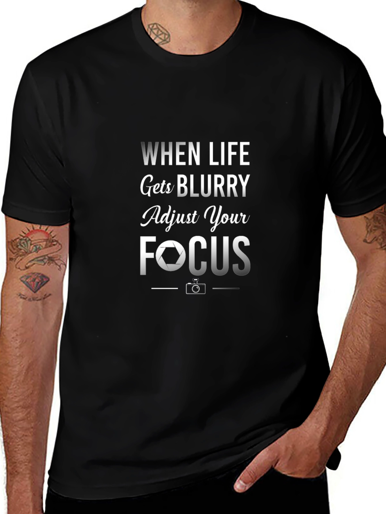 Life Gets Blurry Focus T-Shirt