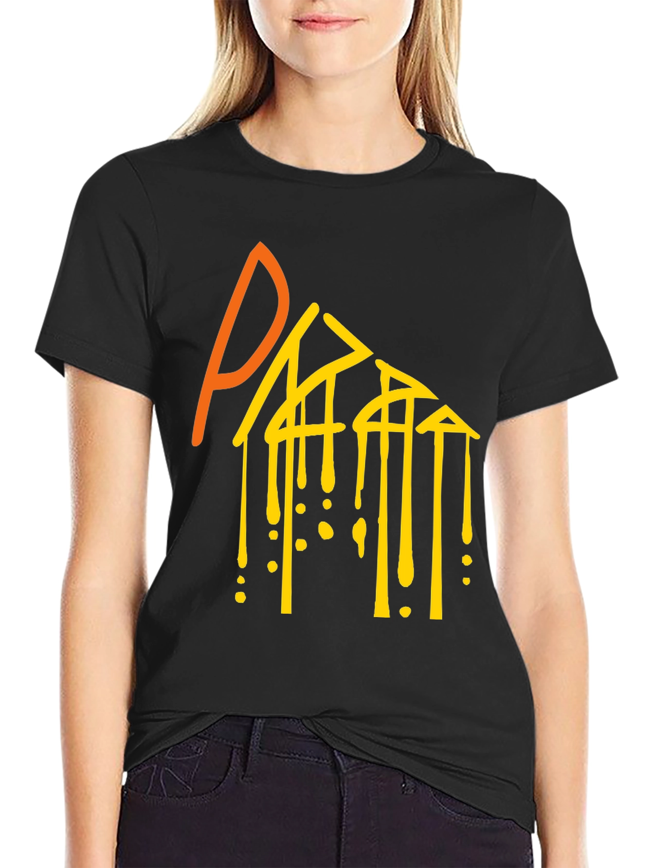 Bold Graphic Tee - Street Style Black T-Shirt