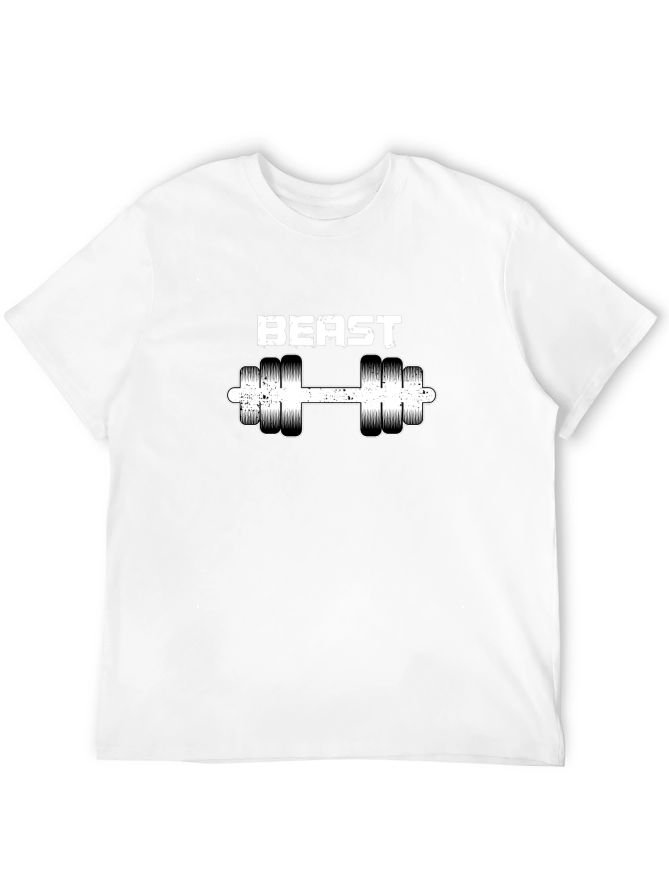 Beast Dumbbell Graphic Tee - Black Gym Shirt