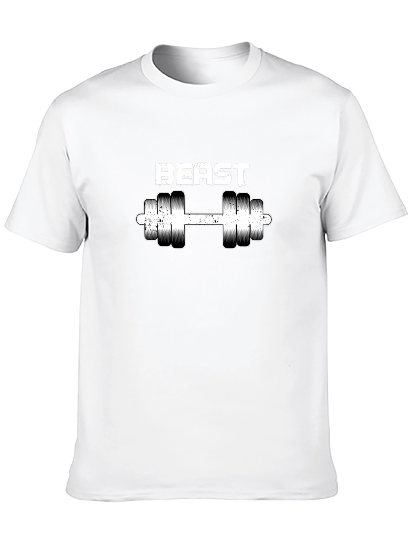 Beast Dumbbell Graphic Tee - Black Gym Shirt