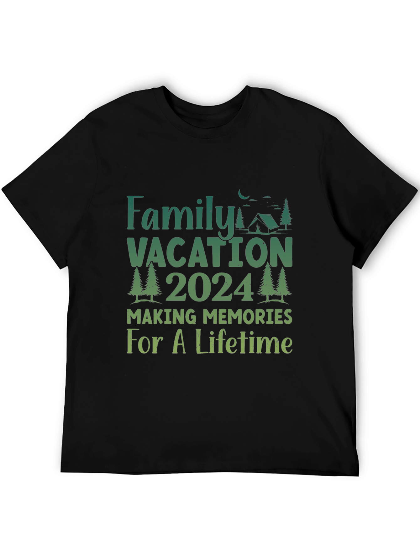 Family Vacation 2024 Camping Memories T-Shirt
