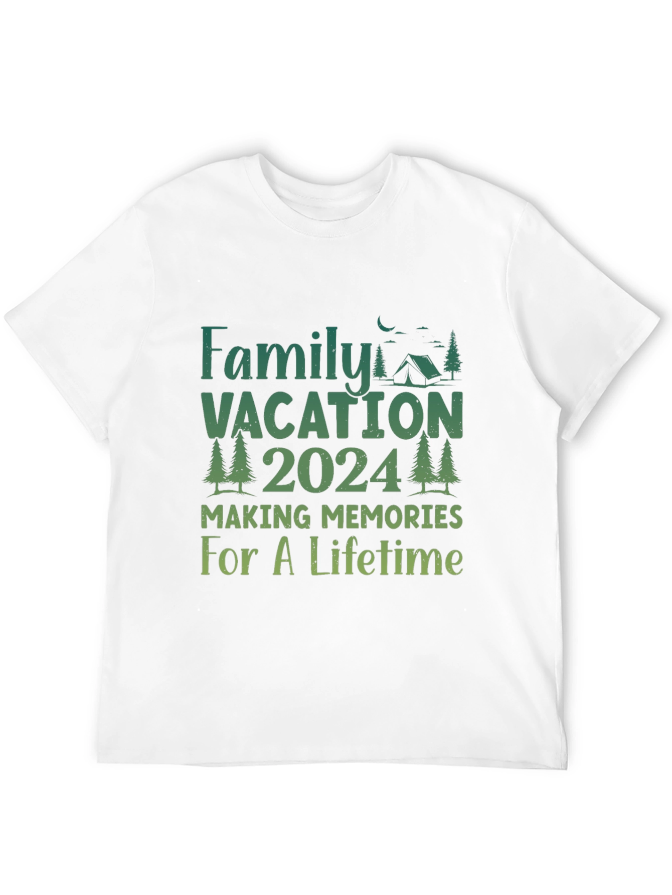 Family Vacation 2024 Camping Memories T-Shirt