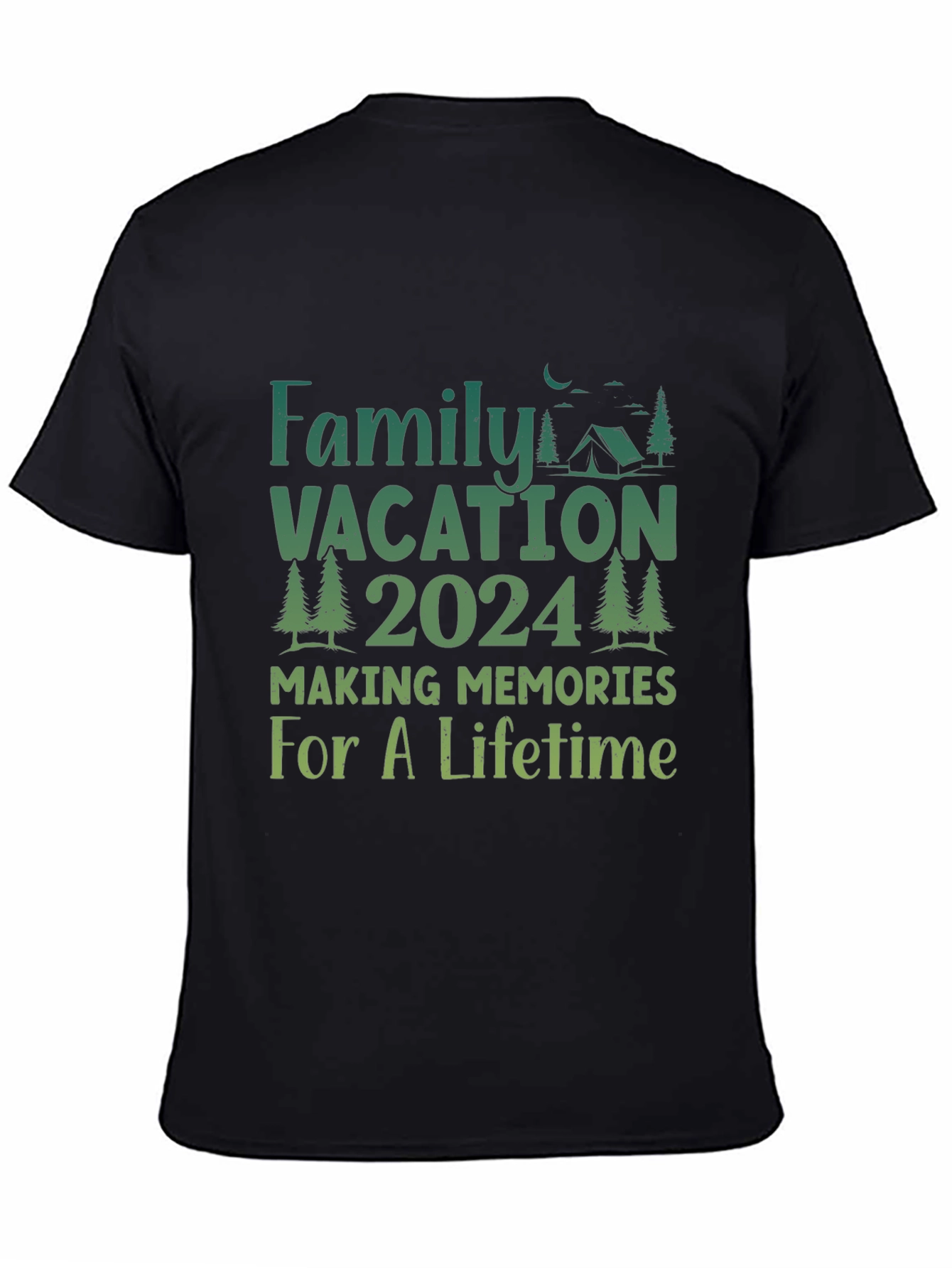Family Vacation 2024 Camping Memories T-Shirt