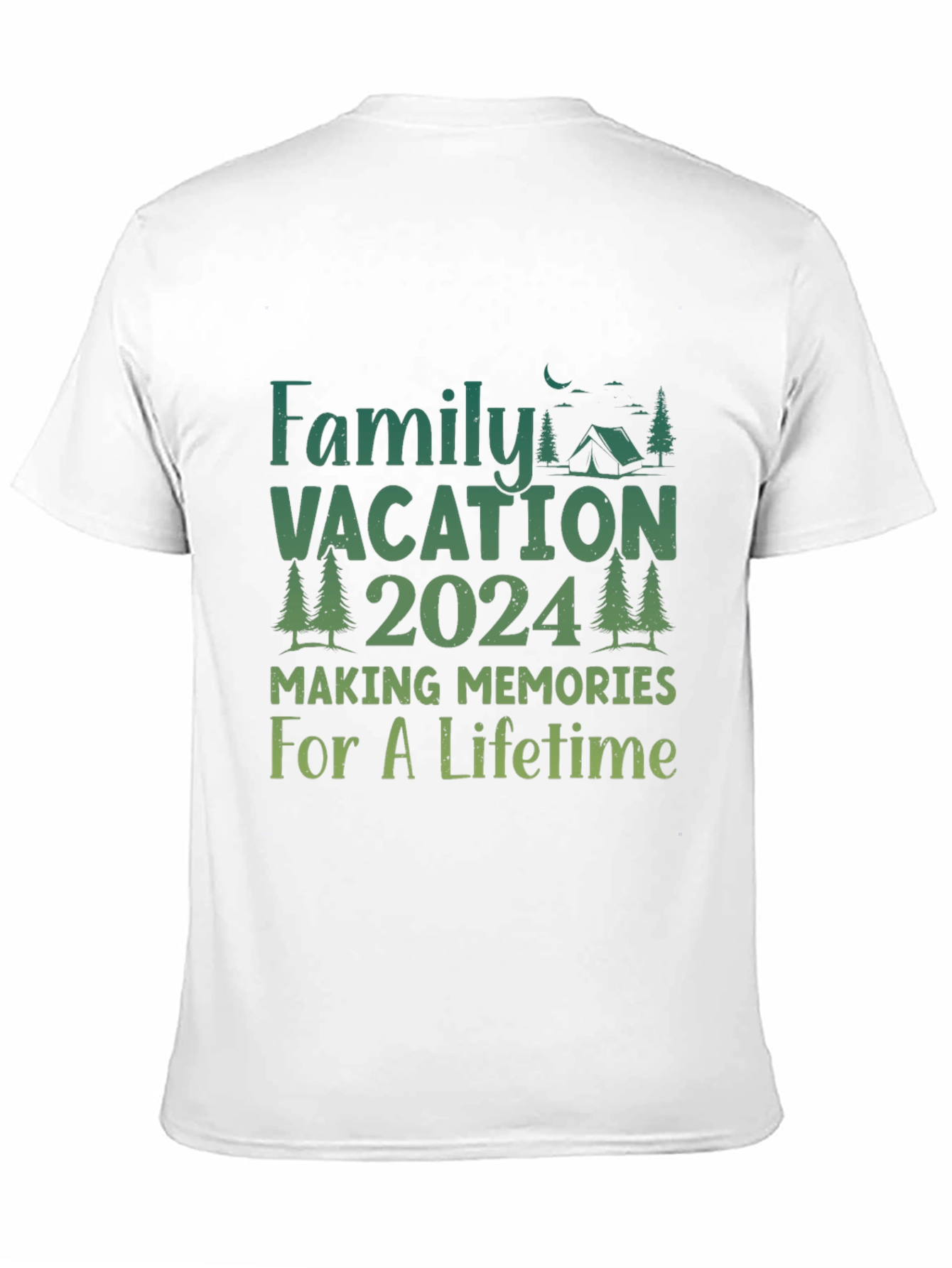 Family Vacation 2024 Camping Memories T-Shirt