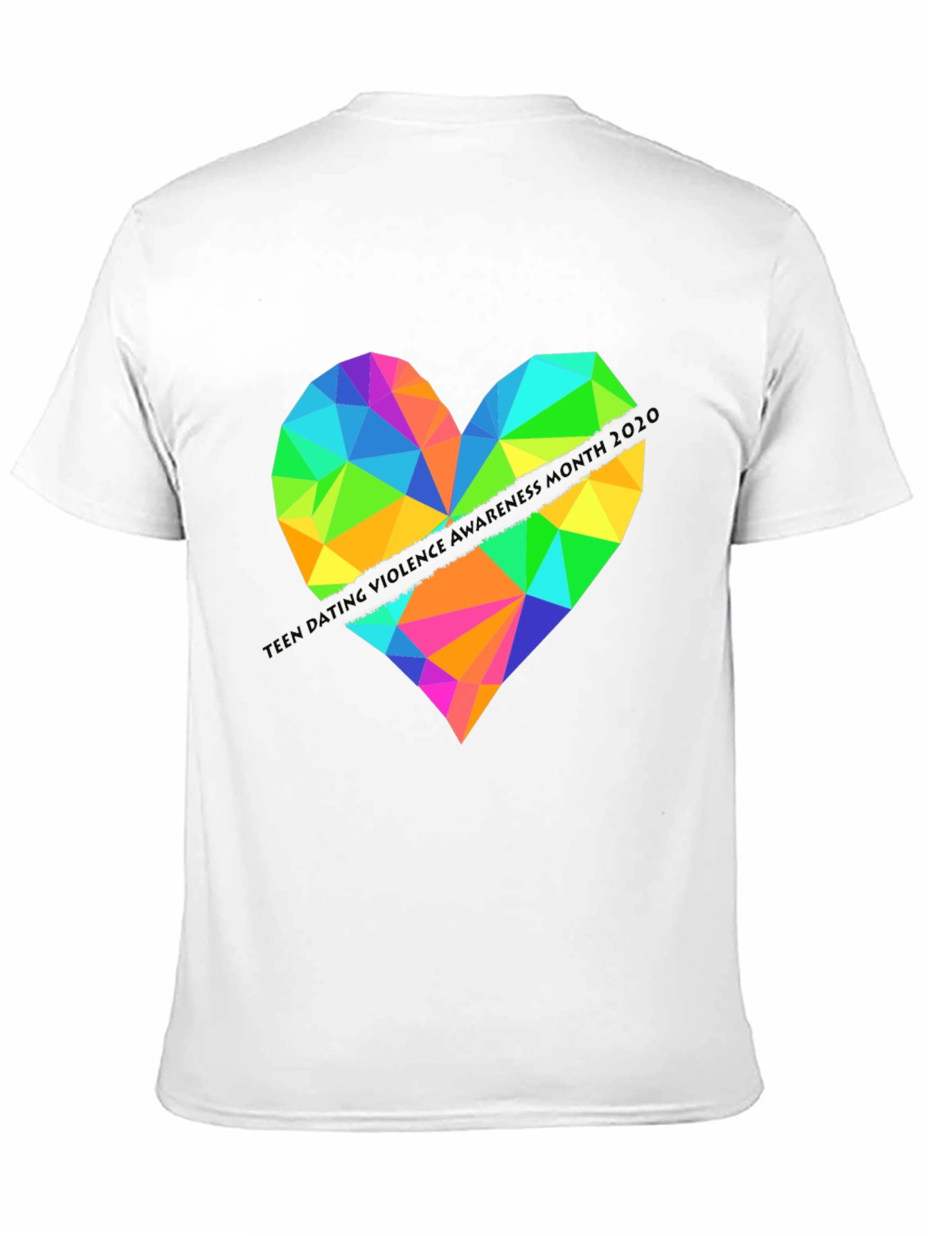 Geometric Heart Graphic Tee