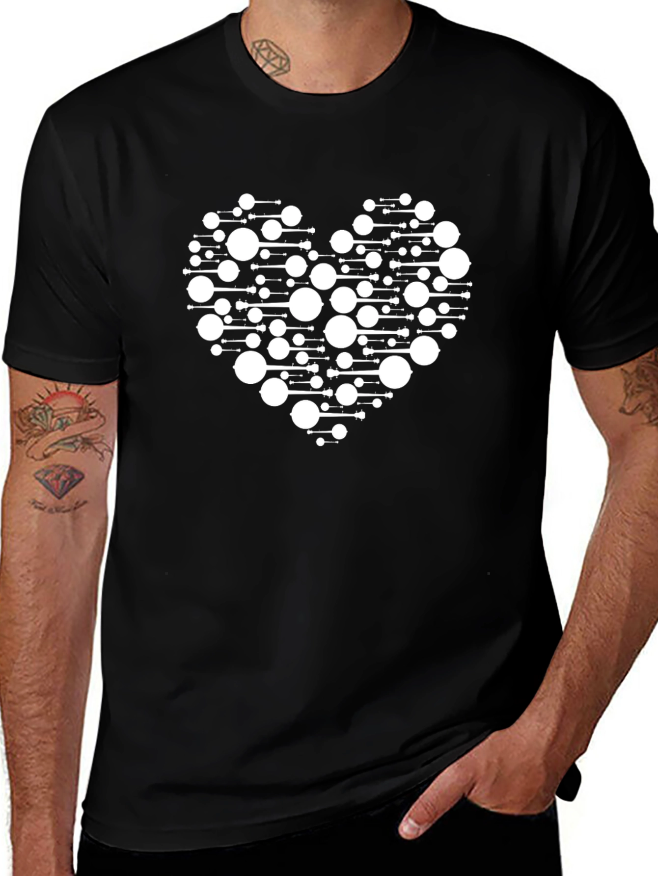 Black Heart Circuit T-Shirt