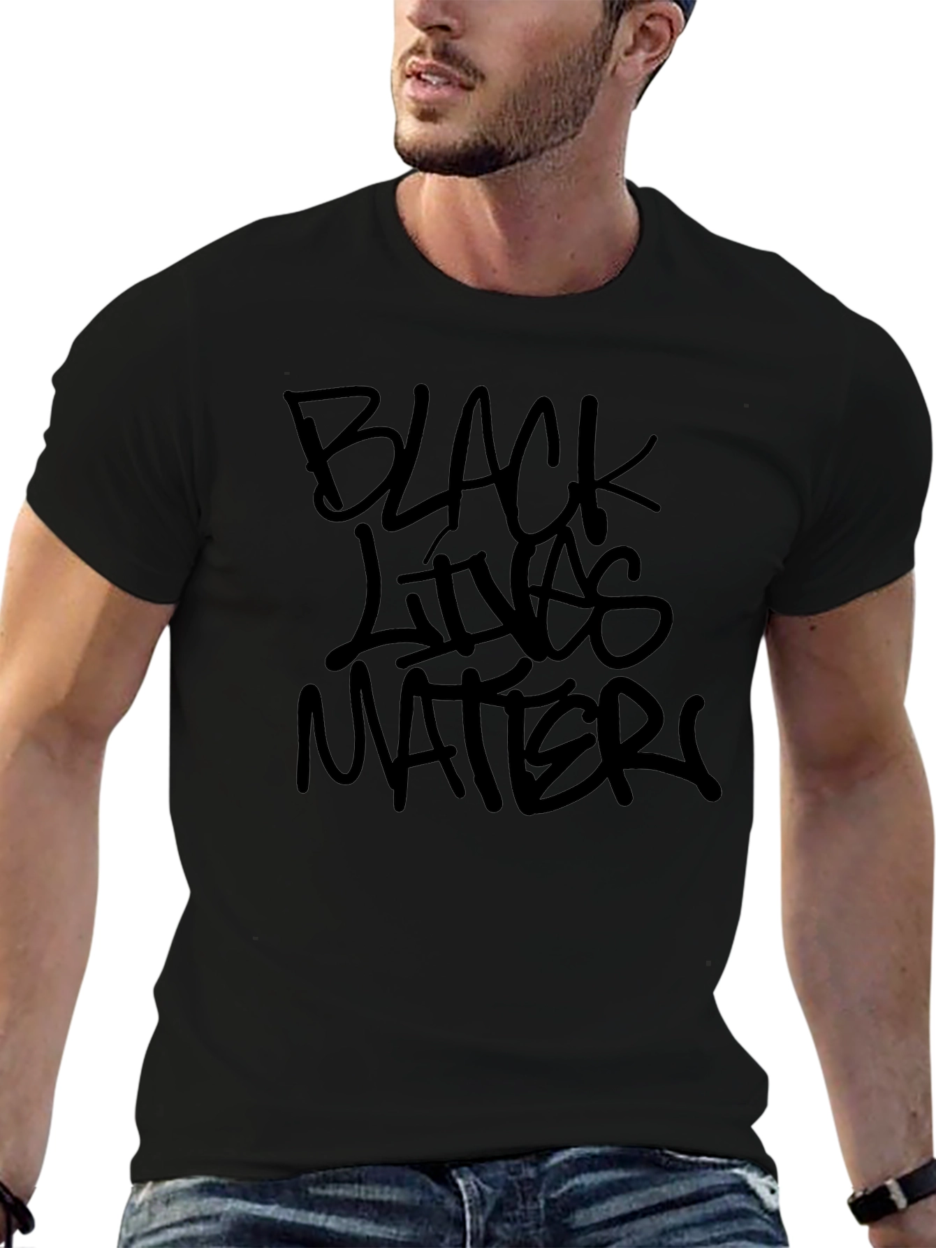 Black Lives Matter Graphic Tee - Mens
