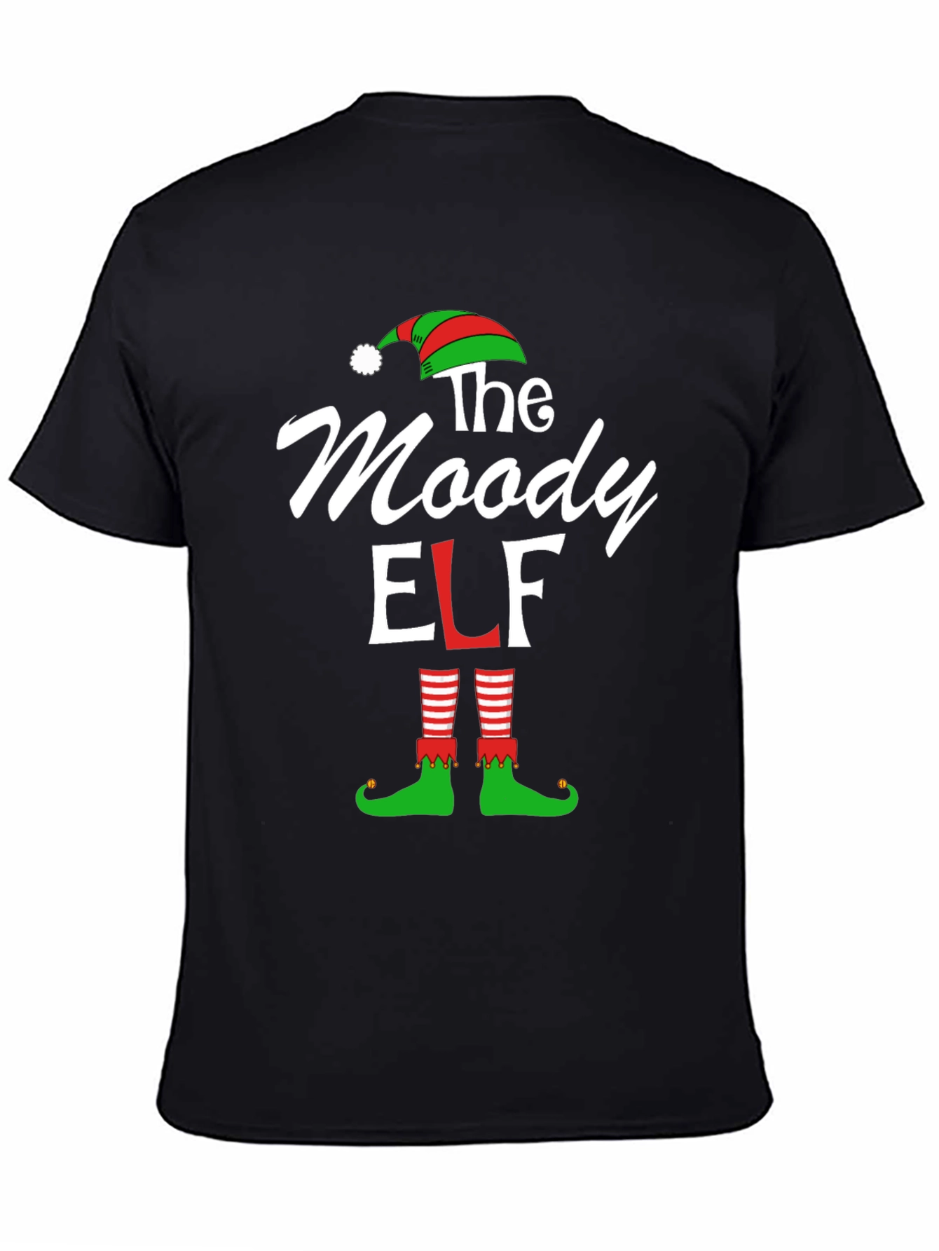 Moody Elf Christmas T-Shirt