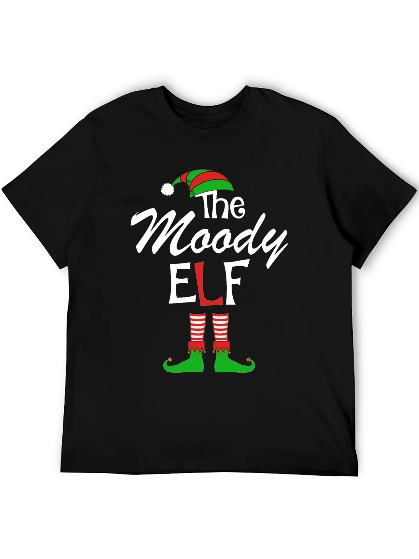 Moody Elf Christmas T-Shirt