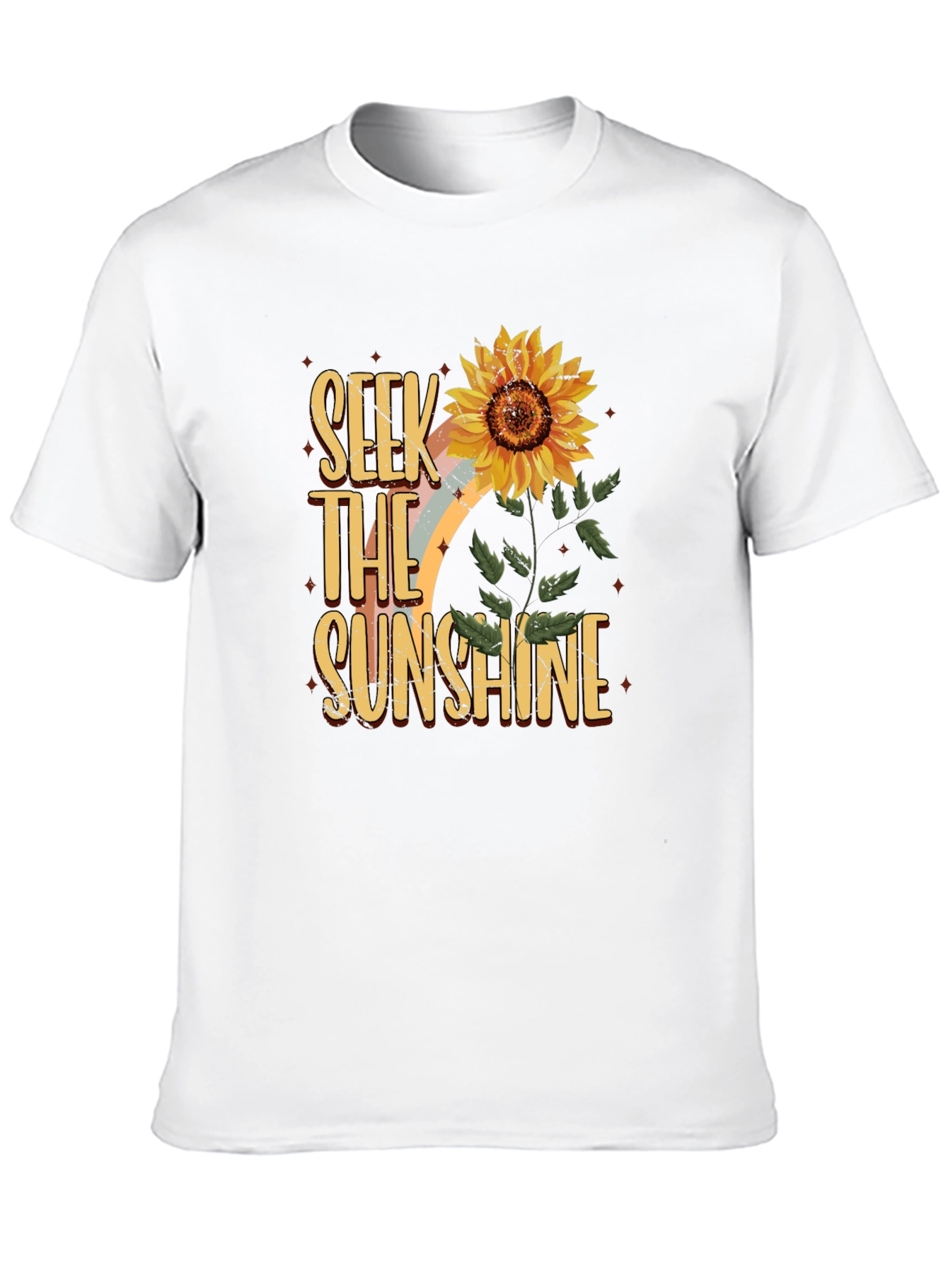 Seek The Sunshine Sunflower Graphic Tee