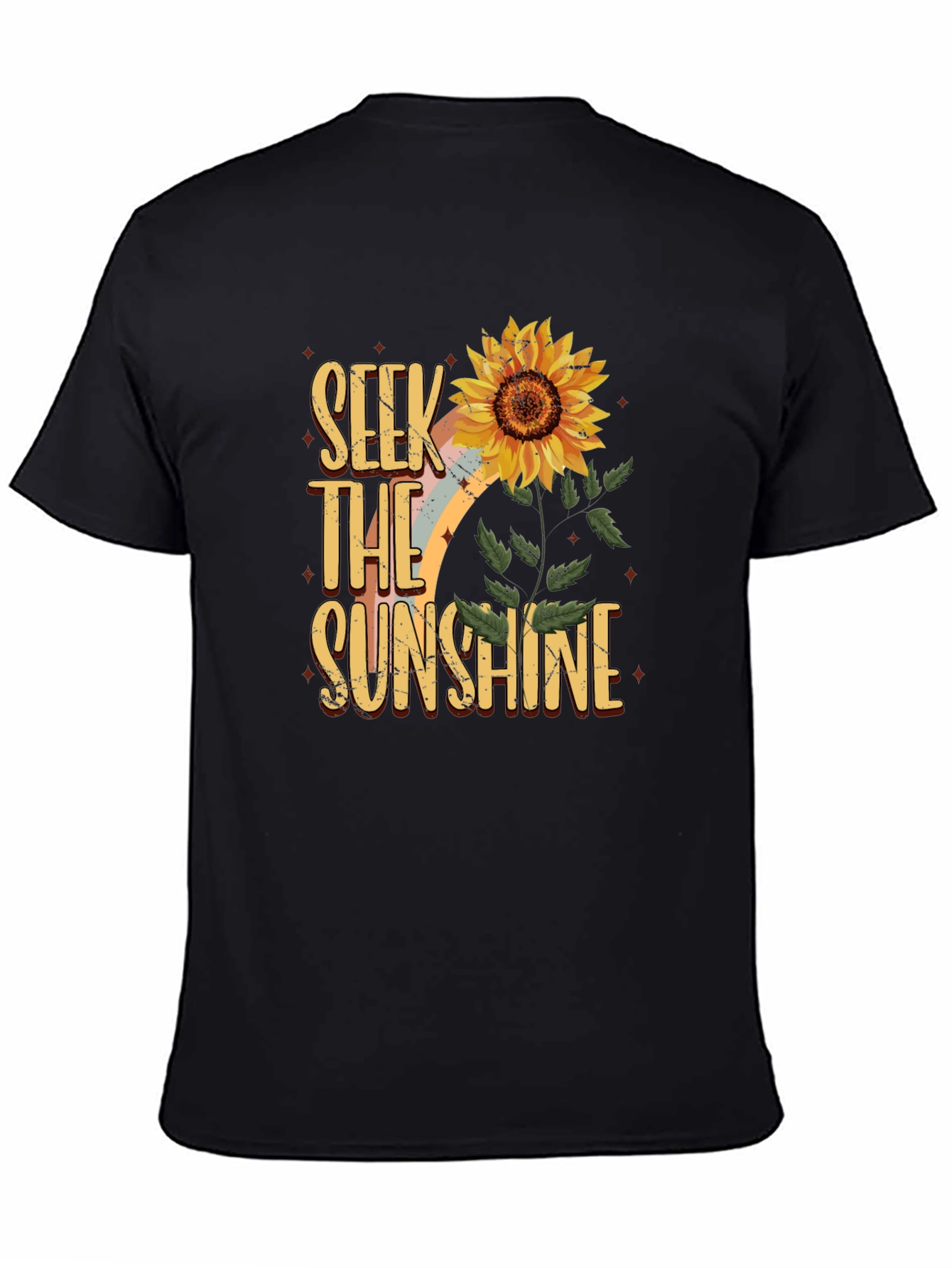 Seek The Sunshine Sunflower Graphic Tee