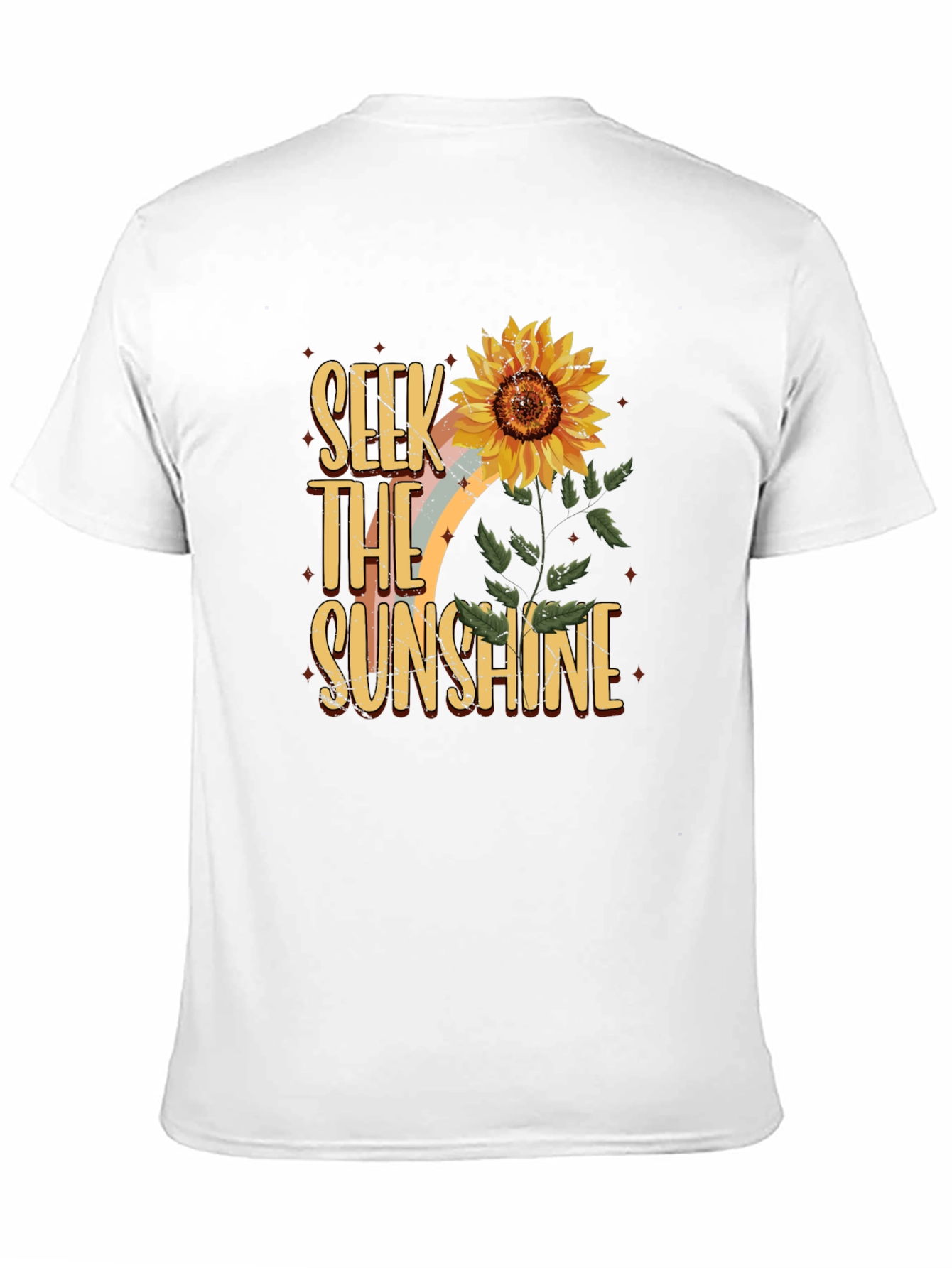 Seek The Sunshine Sunflower Graphic Tee
