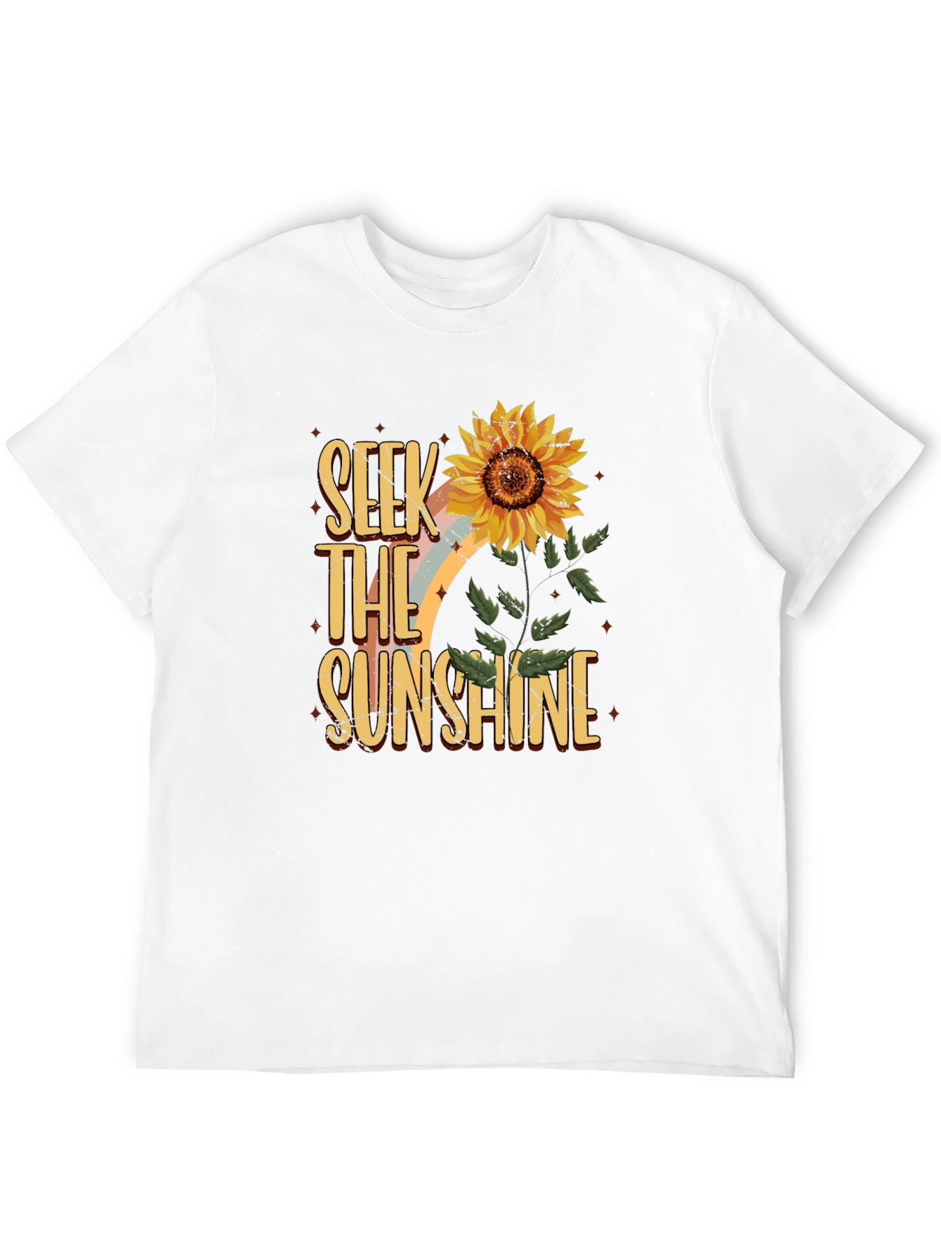Seek The Sunshine Sunflower Graphic Tee