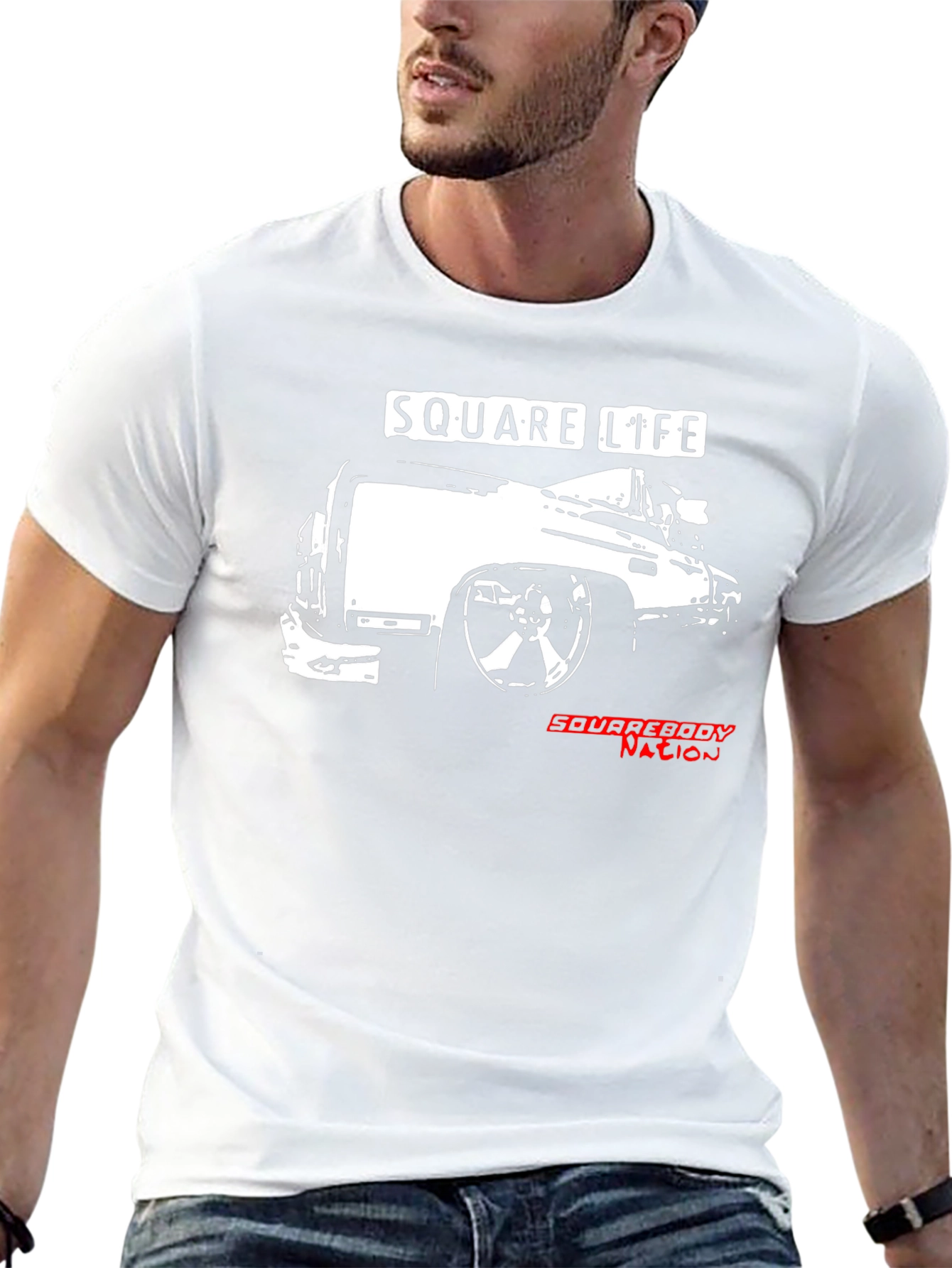 Square Life Truck Graphic Tee