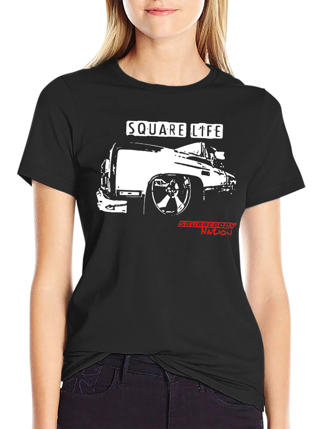 Square Life Truck Graphic Tee